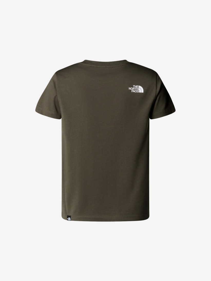 T-shirt The North Face Teen Easy Verde Kids