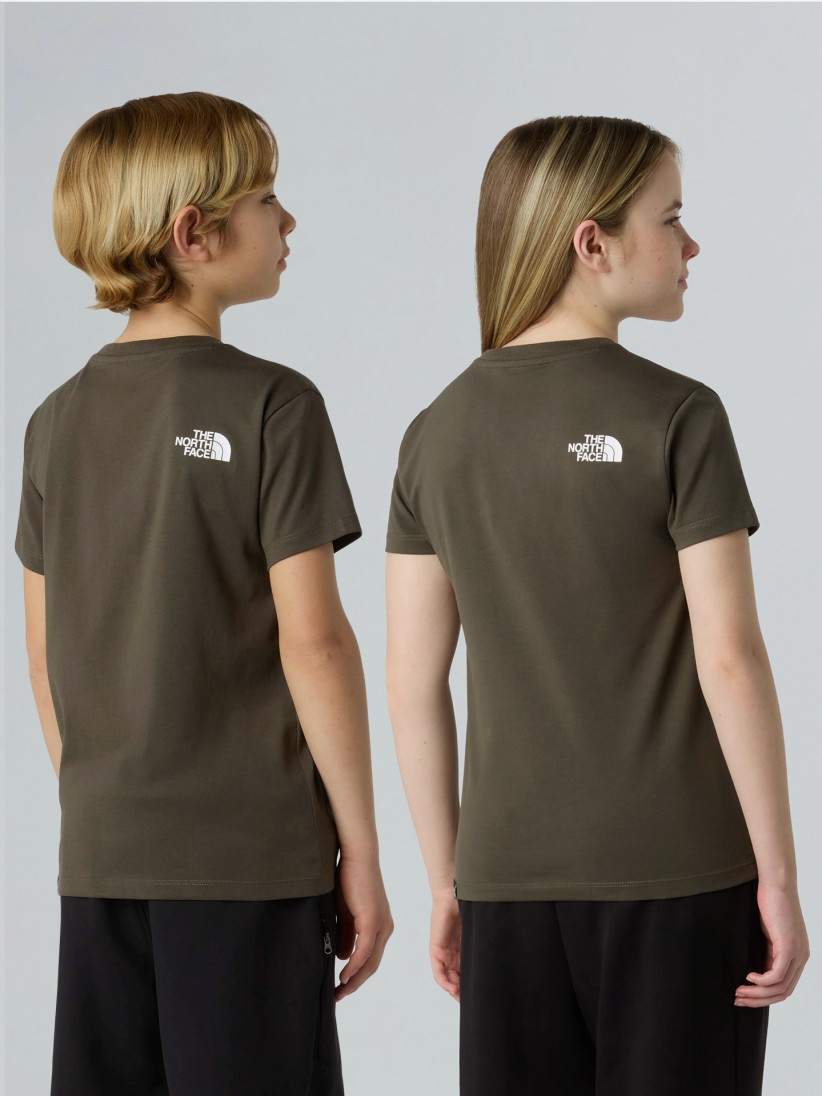 T-shirt The North Face Teen Easy Verde Kids