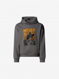The North Face Sports Oversized Graphic Grey Kids Hoodie The North Face Sports Oversized Graphic Grey Kids Hoodie