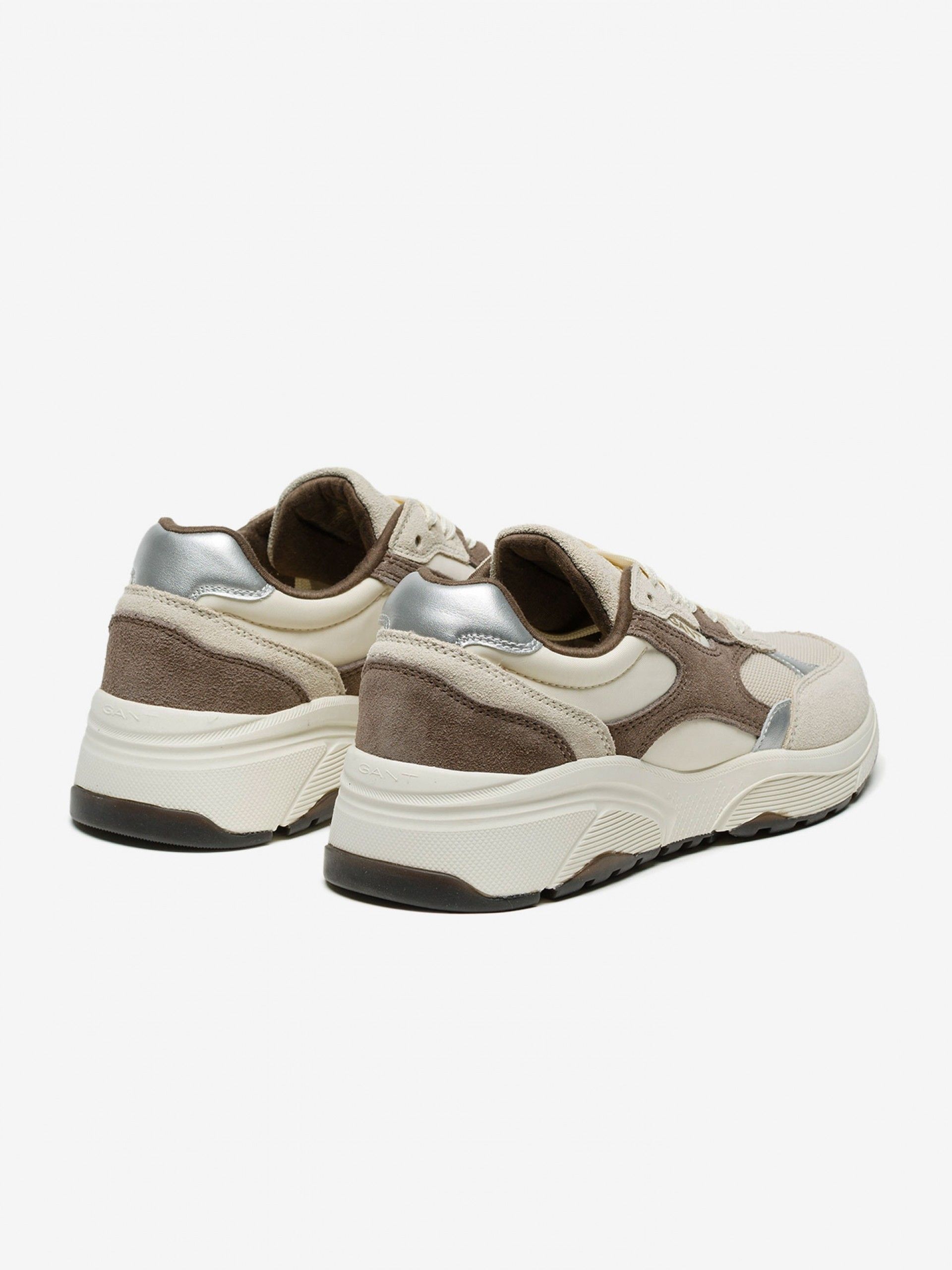 Sapatilhas Gant Newile Castanhas e Bege Para Mulher