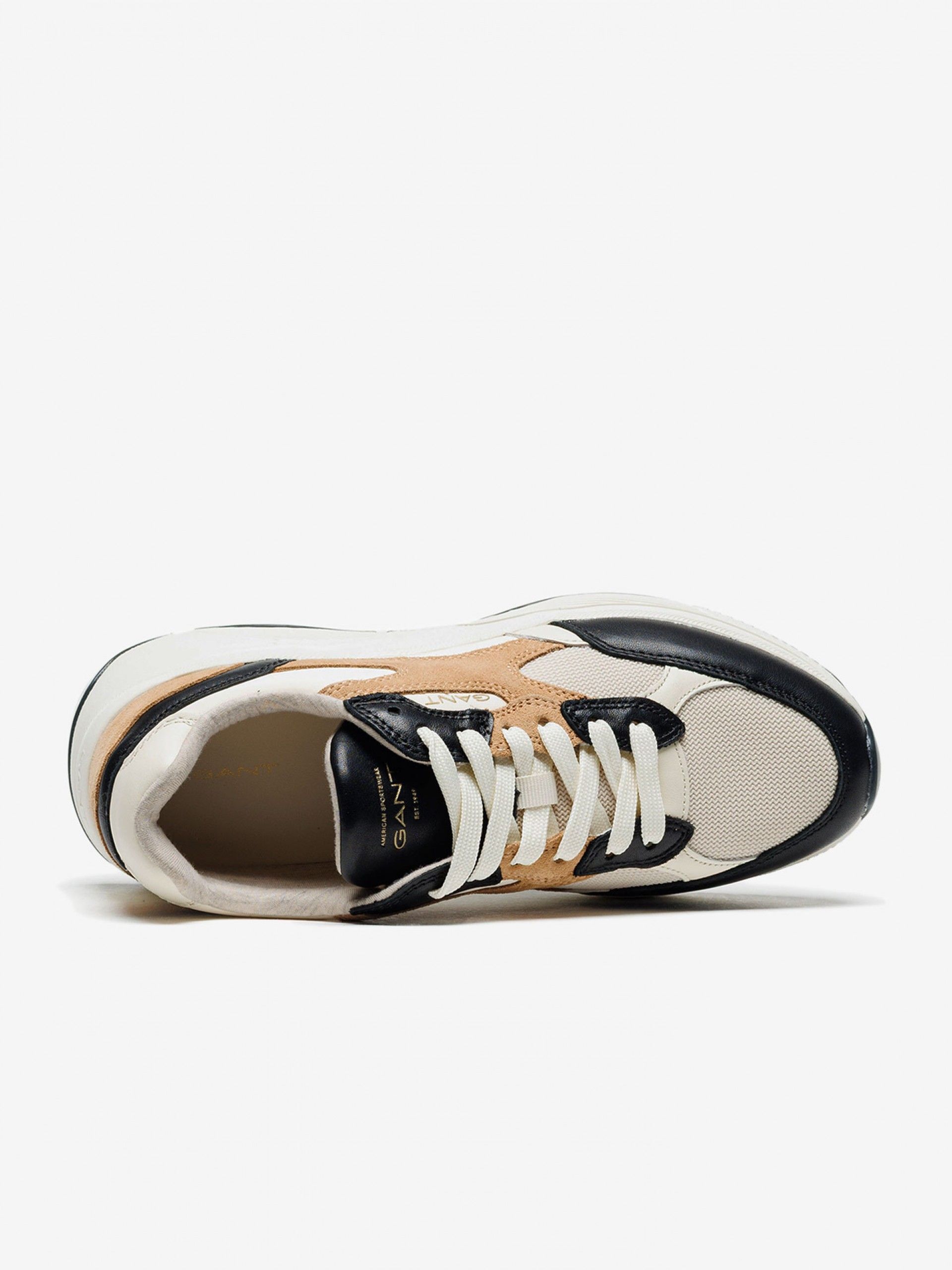 Sapatilhas Gant Newile Camel e Bege Para Mulher