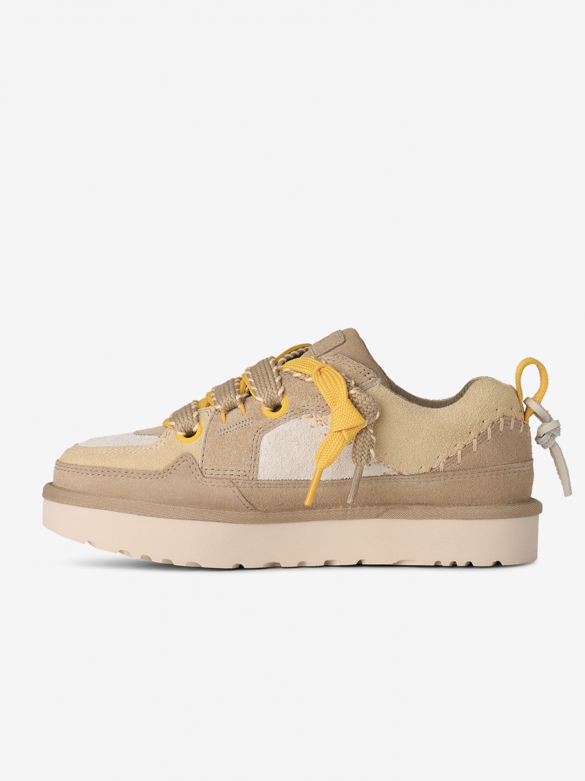 Ugg Lo Lowmel Biarritz Beige and Yellow Sneakers For Women