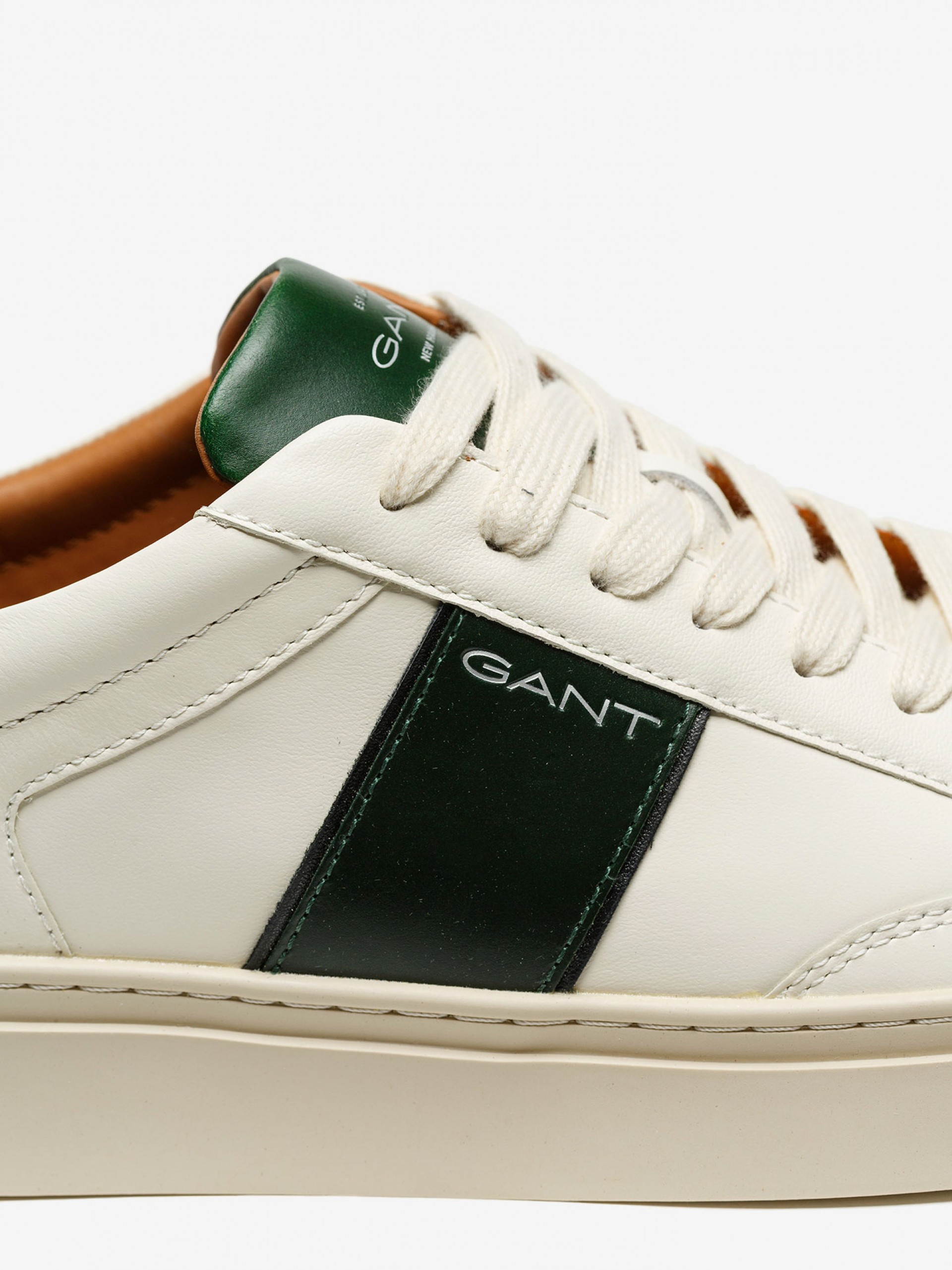 Gant Mc Julien White and Green Sneakers For Men