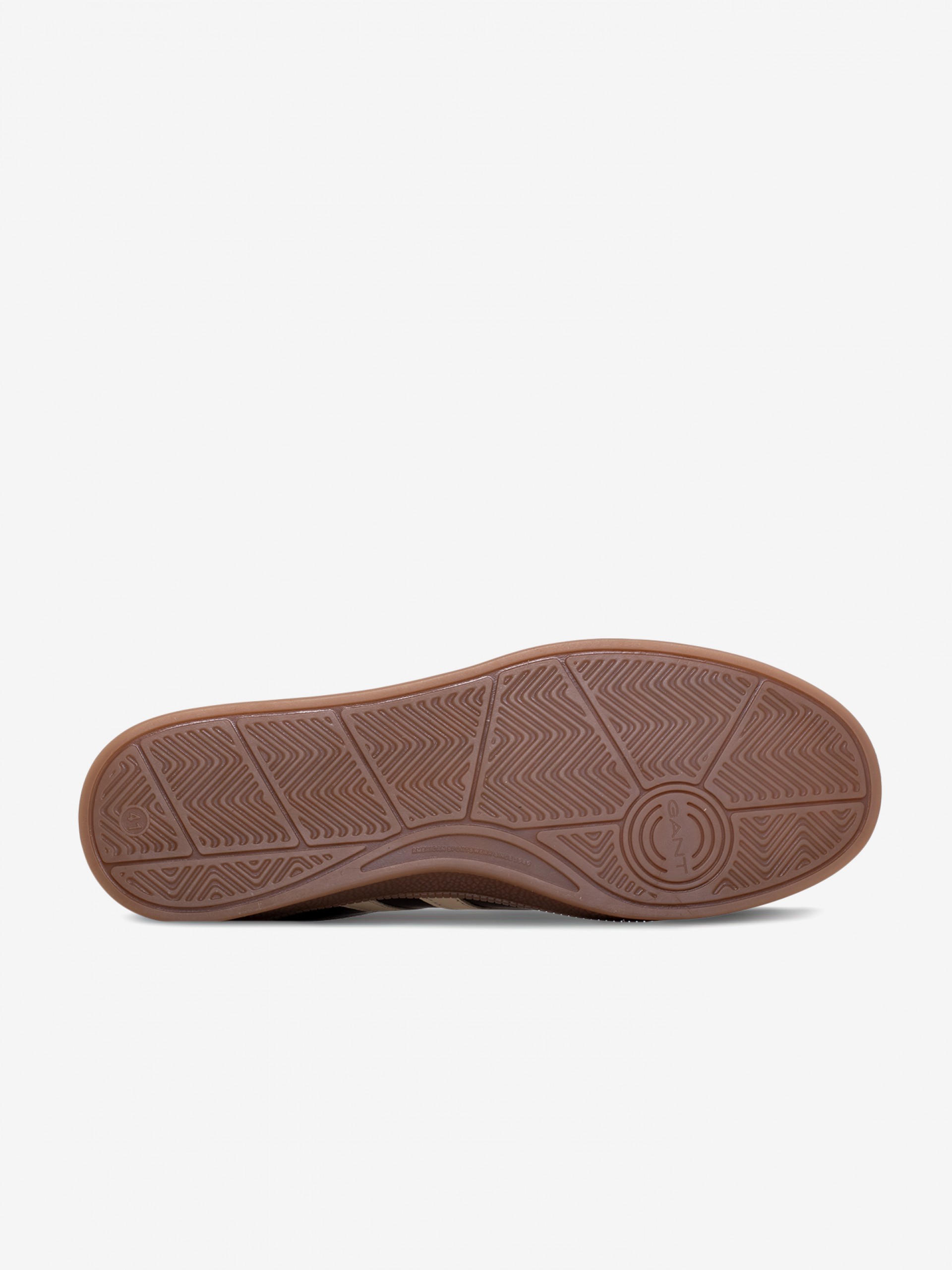 Gant Cuzima Burgundy and Beige Leather and Suede Sneakers For Women