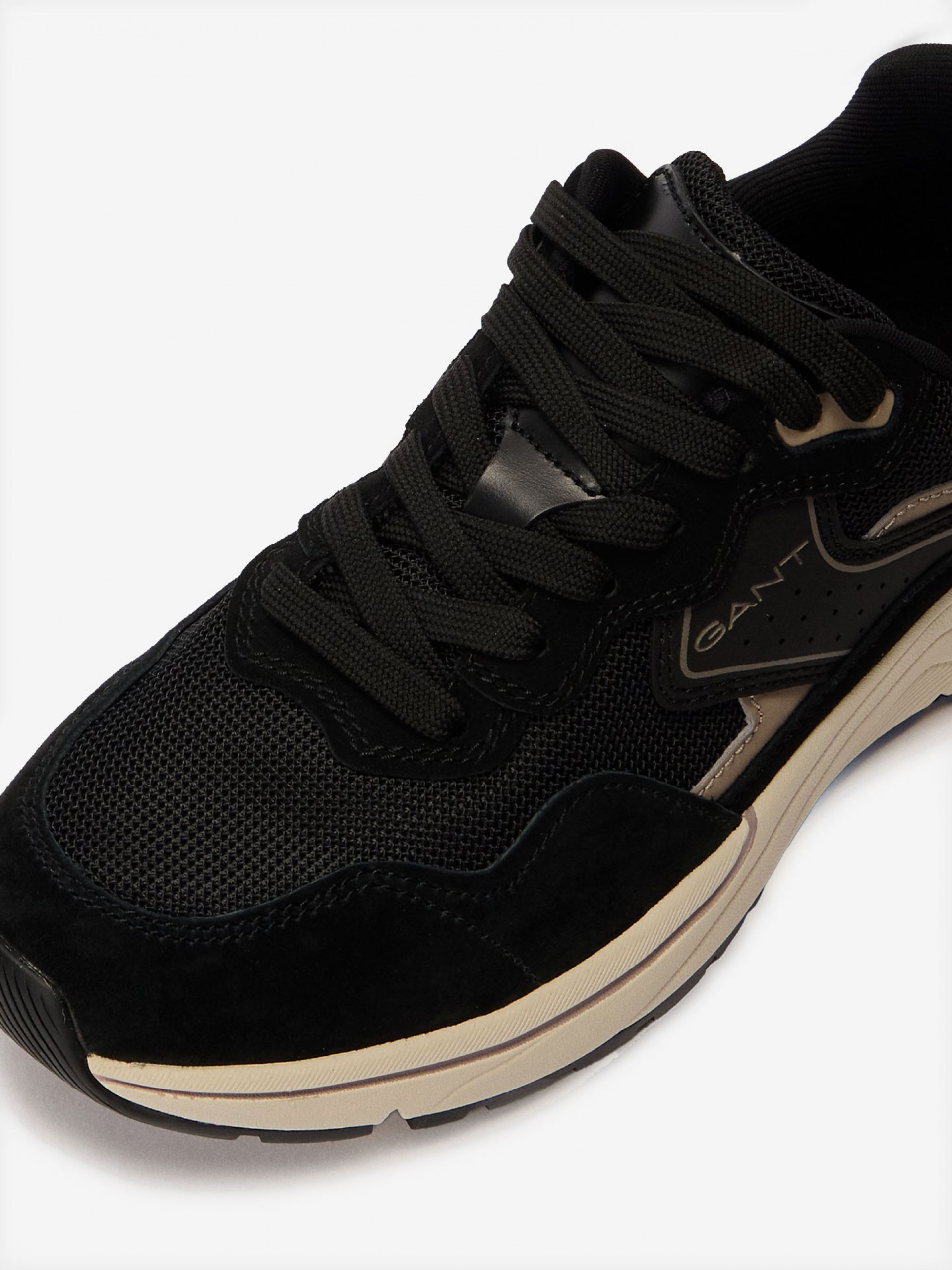 Zapatillas Gant Jaybro Negras y Beige Para Hombre