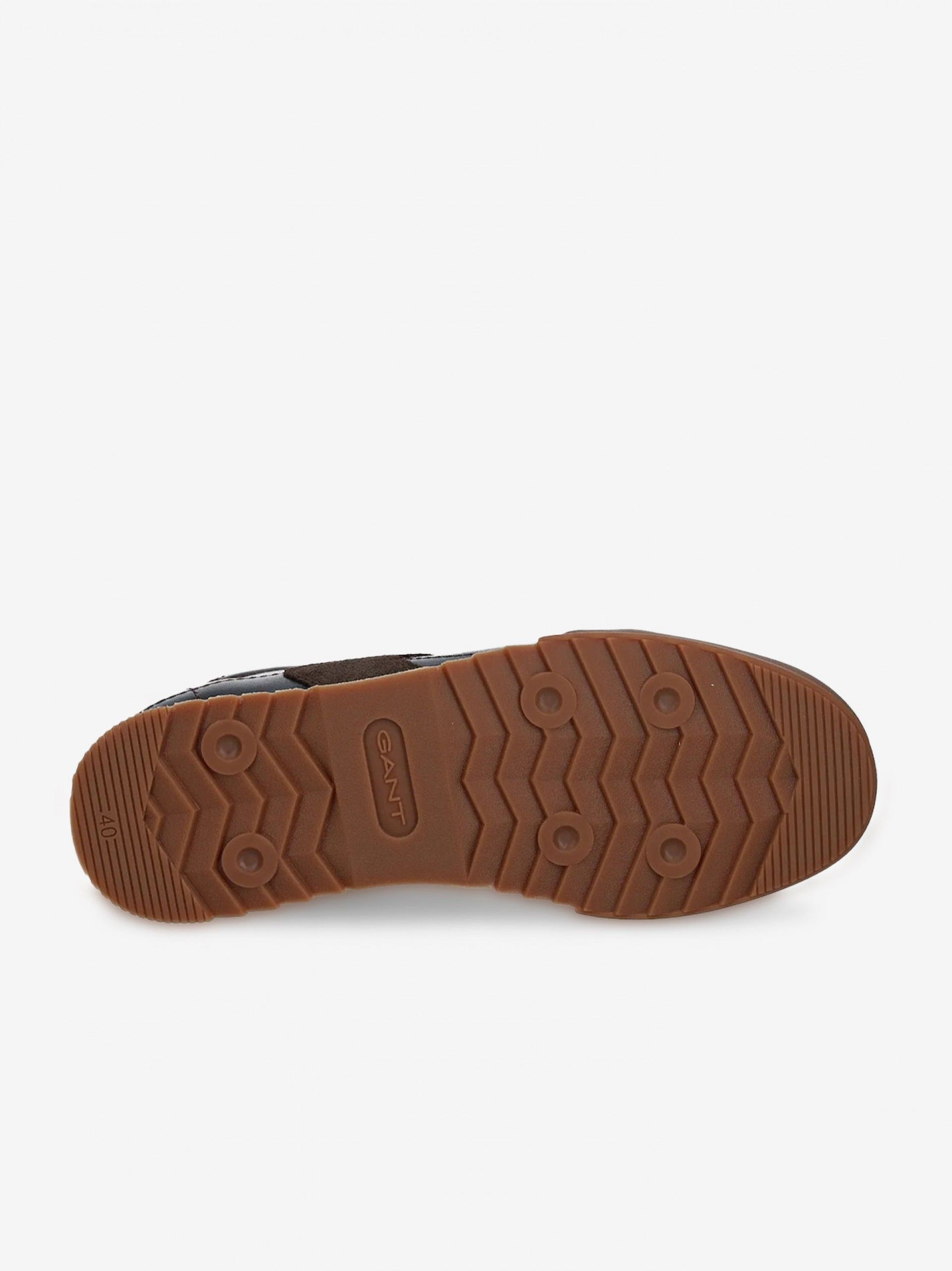 Zapatillas Gant Baylle Marrones De Piel y Gamuza Para Hombre