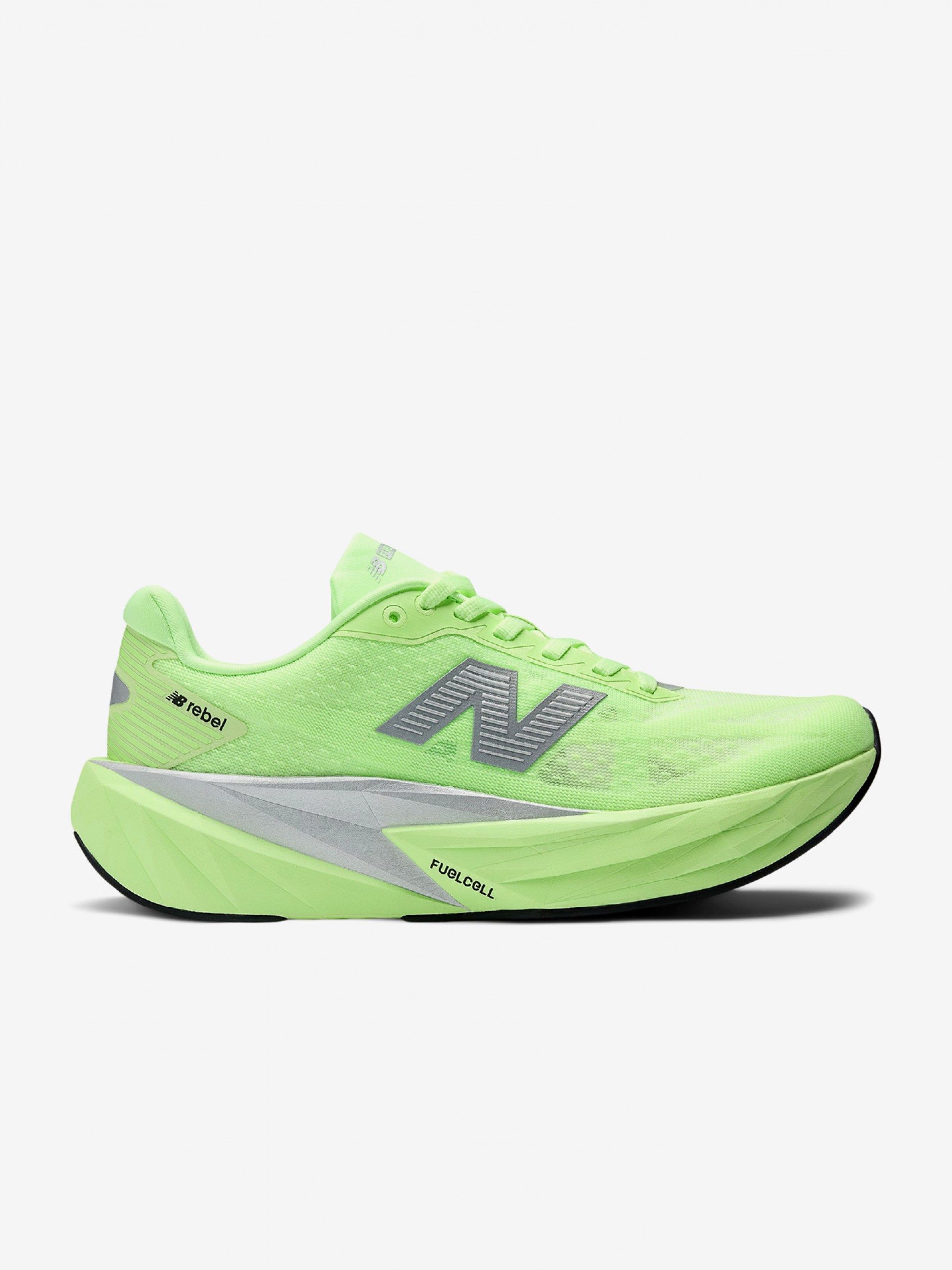 New Balance FuelCell Rebel v5 Green Running Trainers For Women
