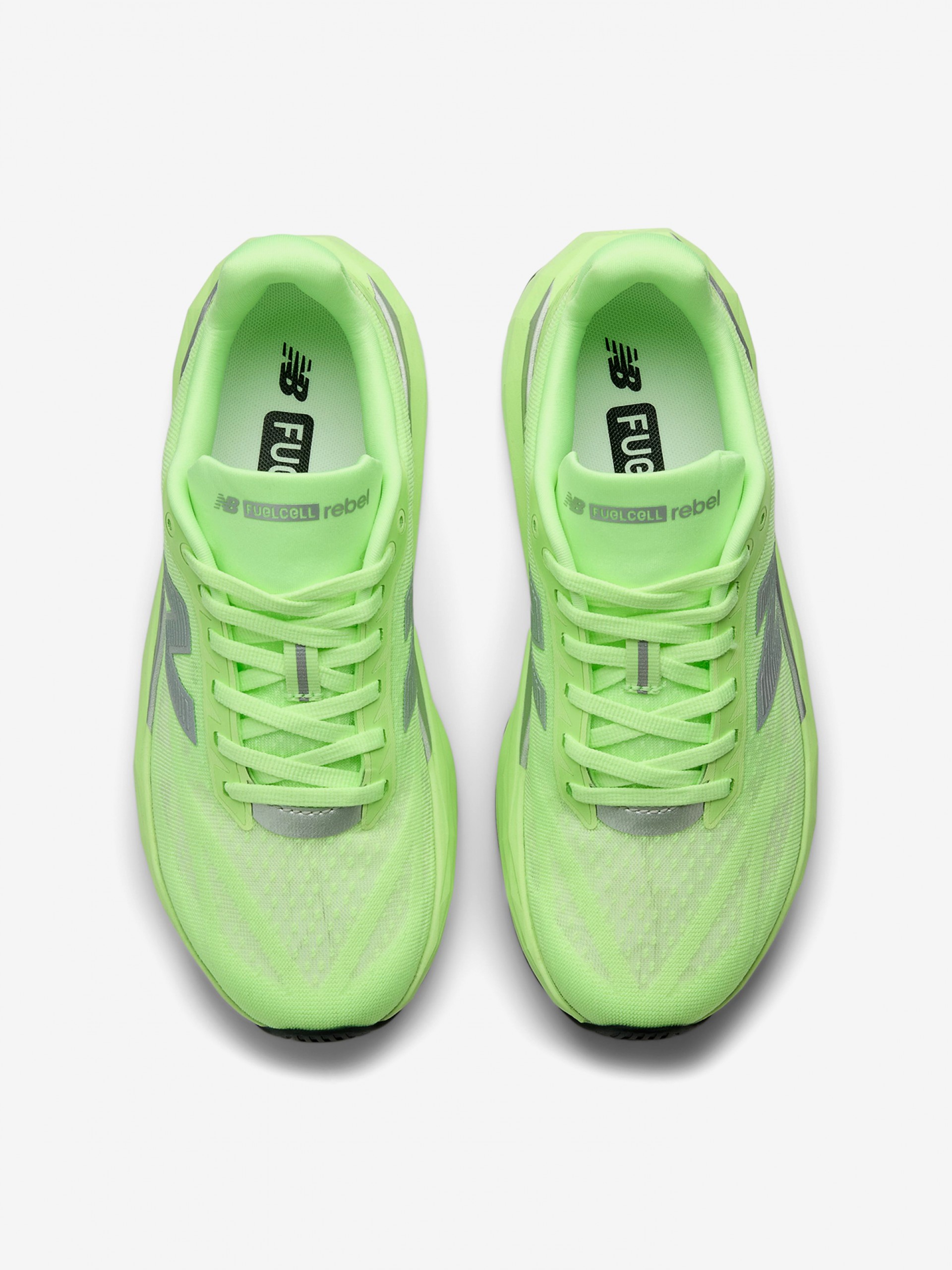 New Balance FuelCell Rebel v5 Green Running Trainers For Women