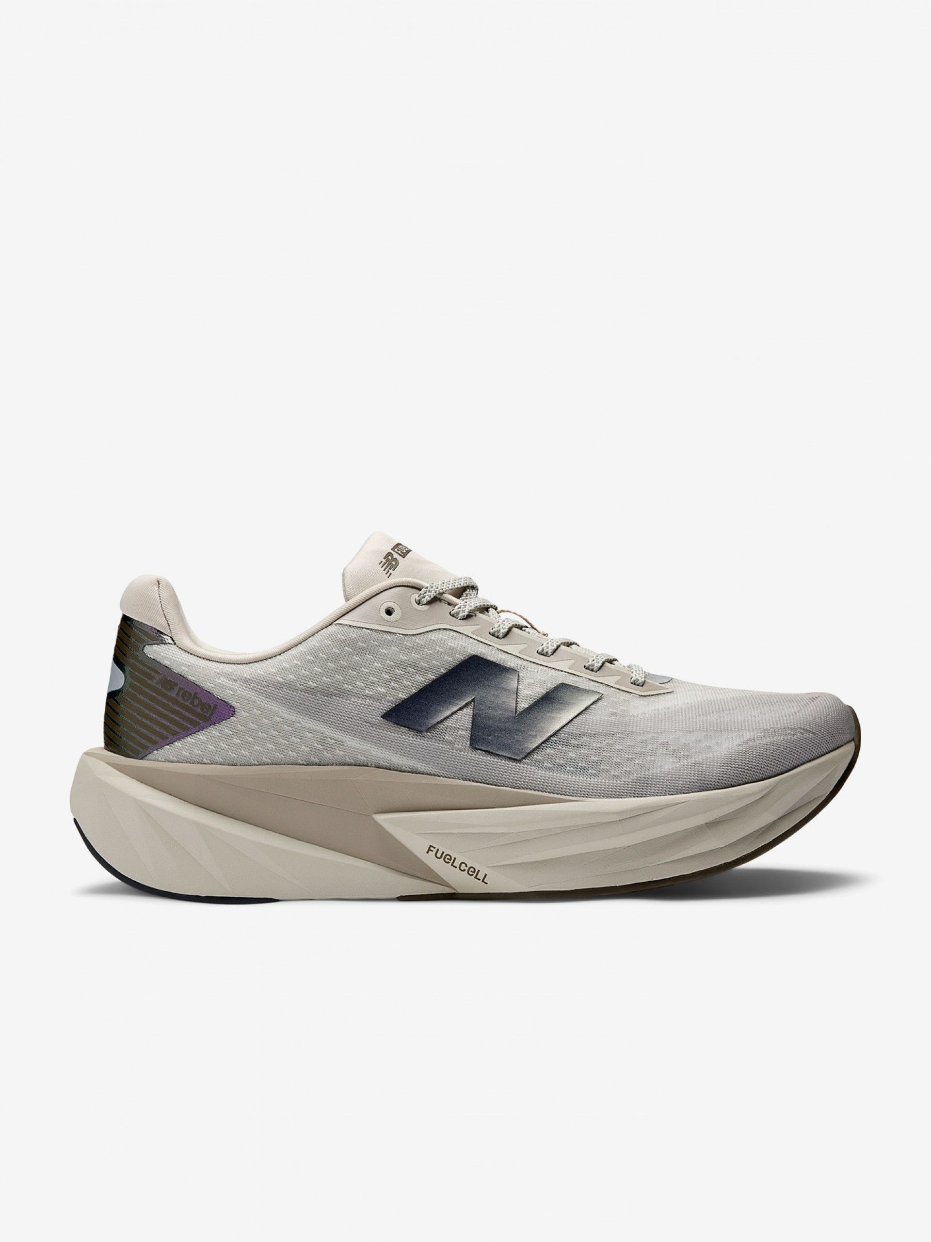 New Balance FuelCell Rebel v5 Grey Running Trainers For Men