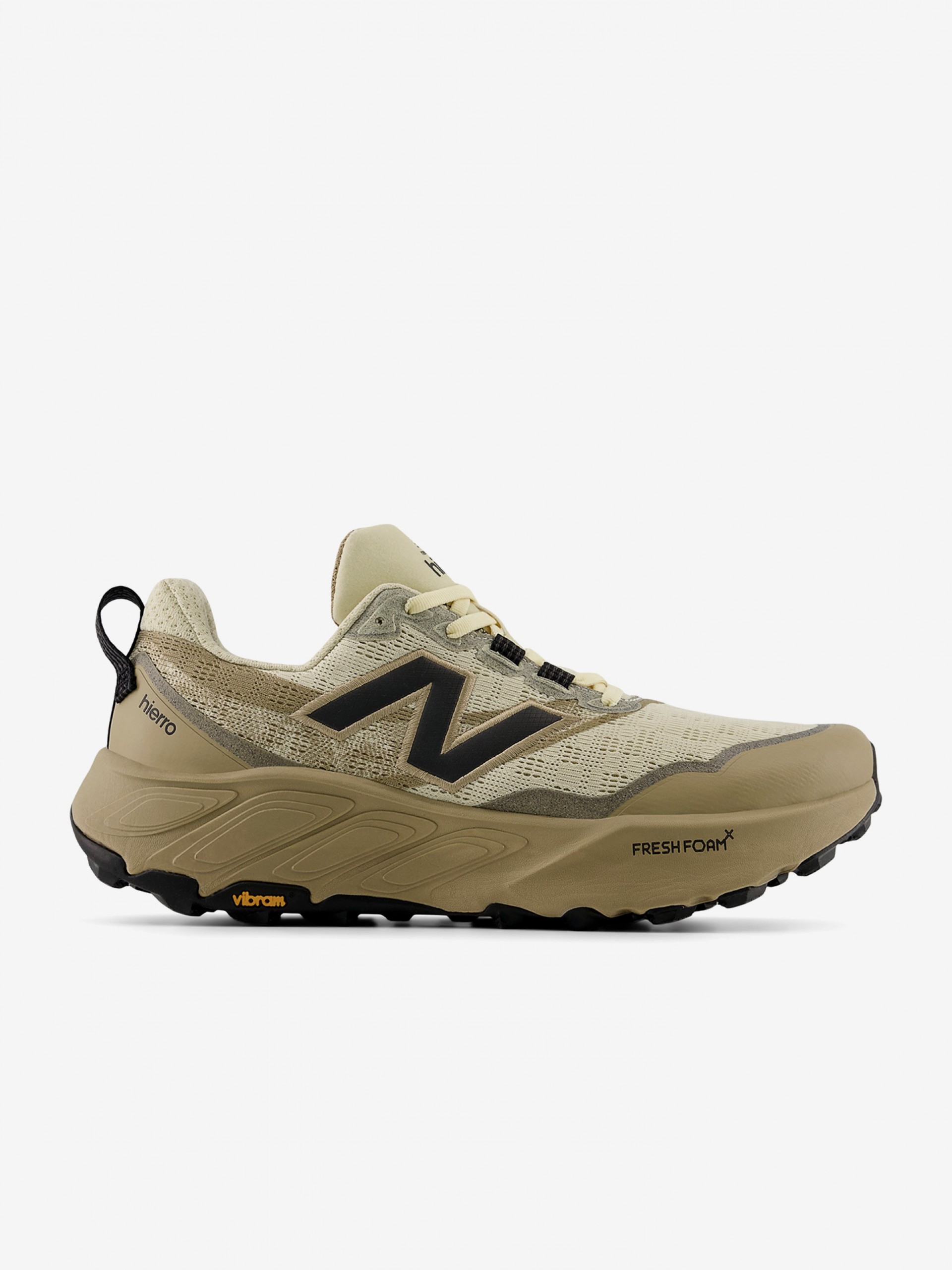 Zapatillas de Trail New Balance Fresh Foam X Hierro v9 Verdes y Beige Para Hombre