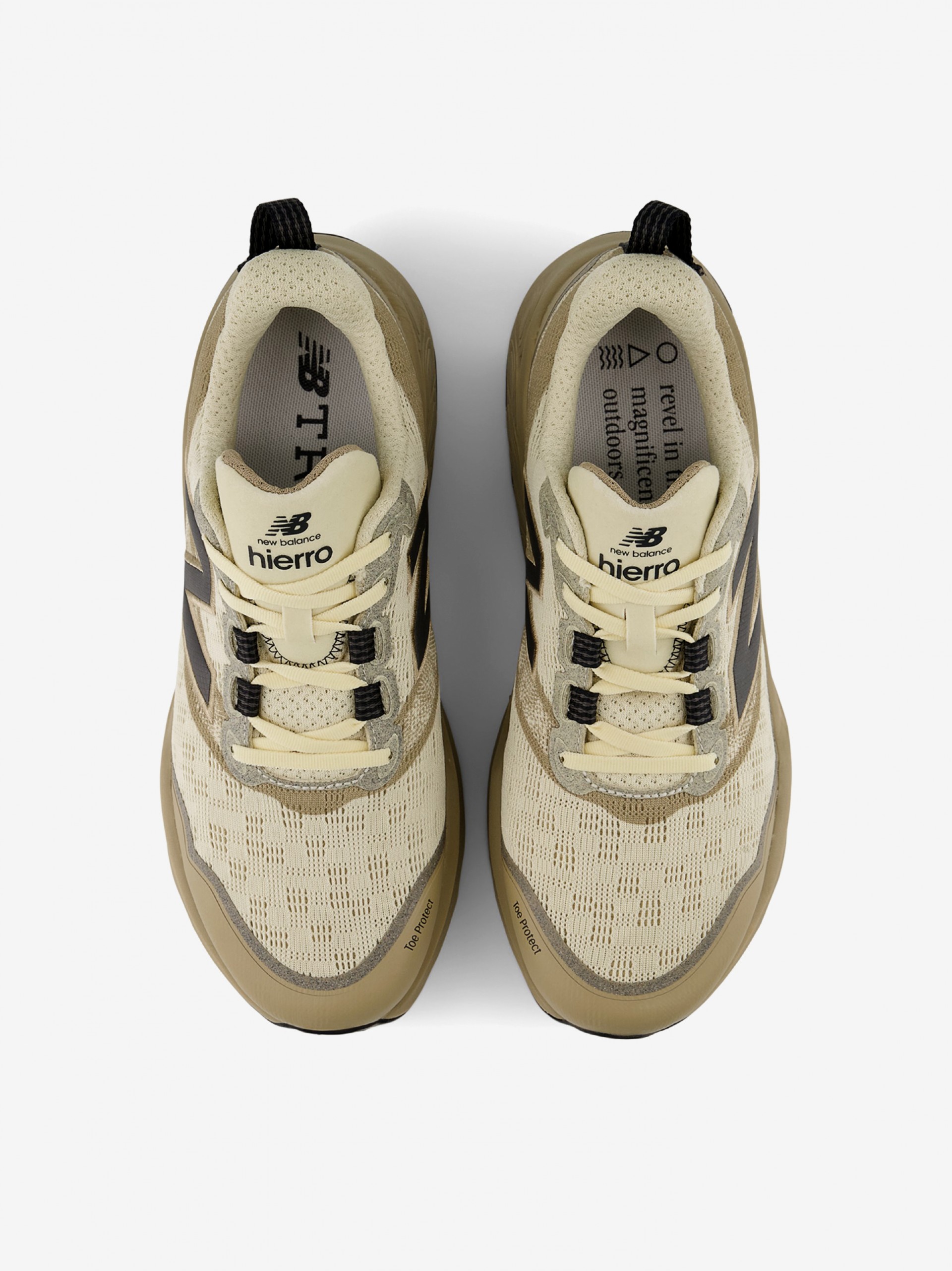 Zapatillas de Trail New Balance Fresh Foam X Hierro v9 Verdes y Beige Para Hombre