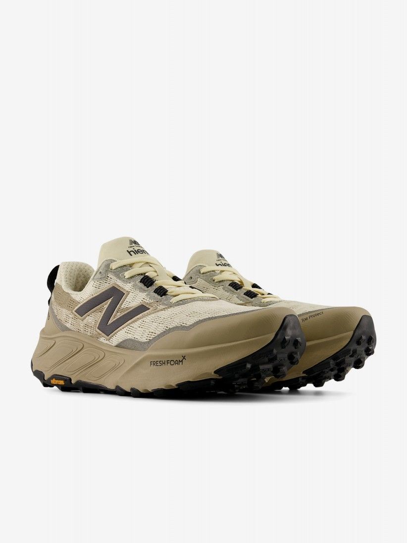 Sapatilhas de Trail New Balance Fresh Foam X Hierro v9 Verdes e Bege Para Homem