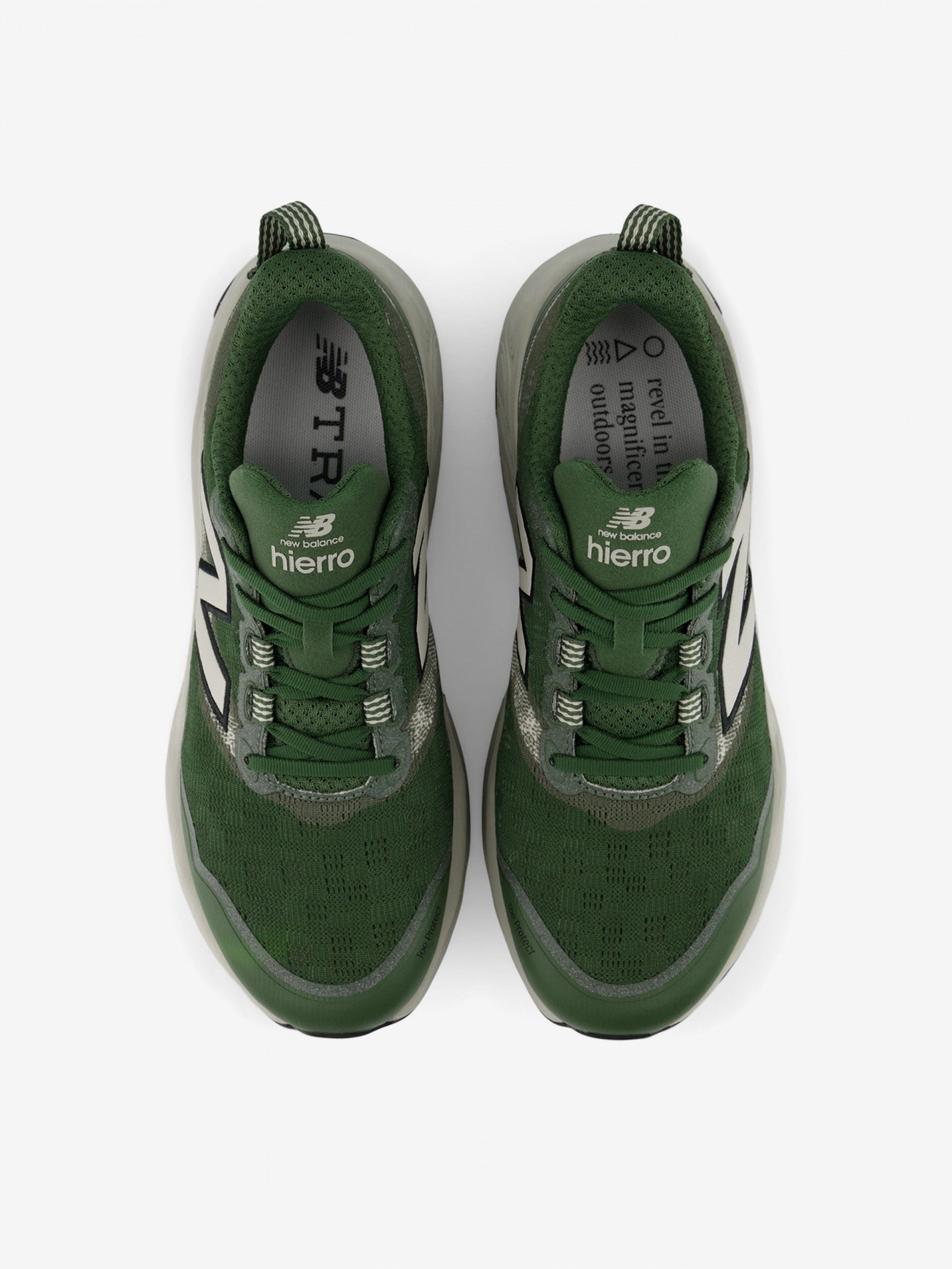 New Balance Fresh Foam X Hierro v9 Green Trail Trainers For Men