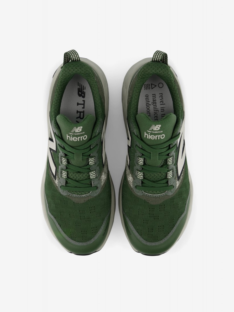 Sapatilhas de Trail New Balance Fresh Foam X Hierro v9 Verdes Para Homem