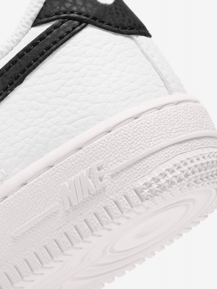 Sapatilhas Nike Air Force 1 Brancas e Pretas Jnior