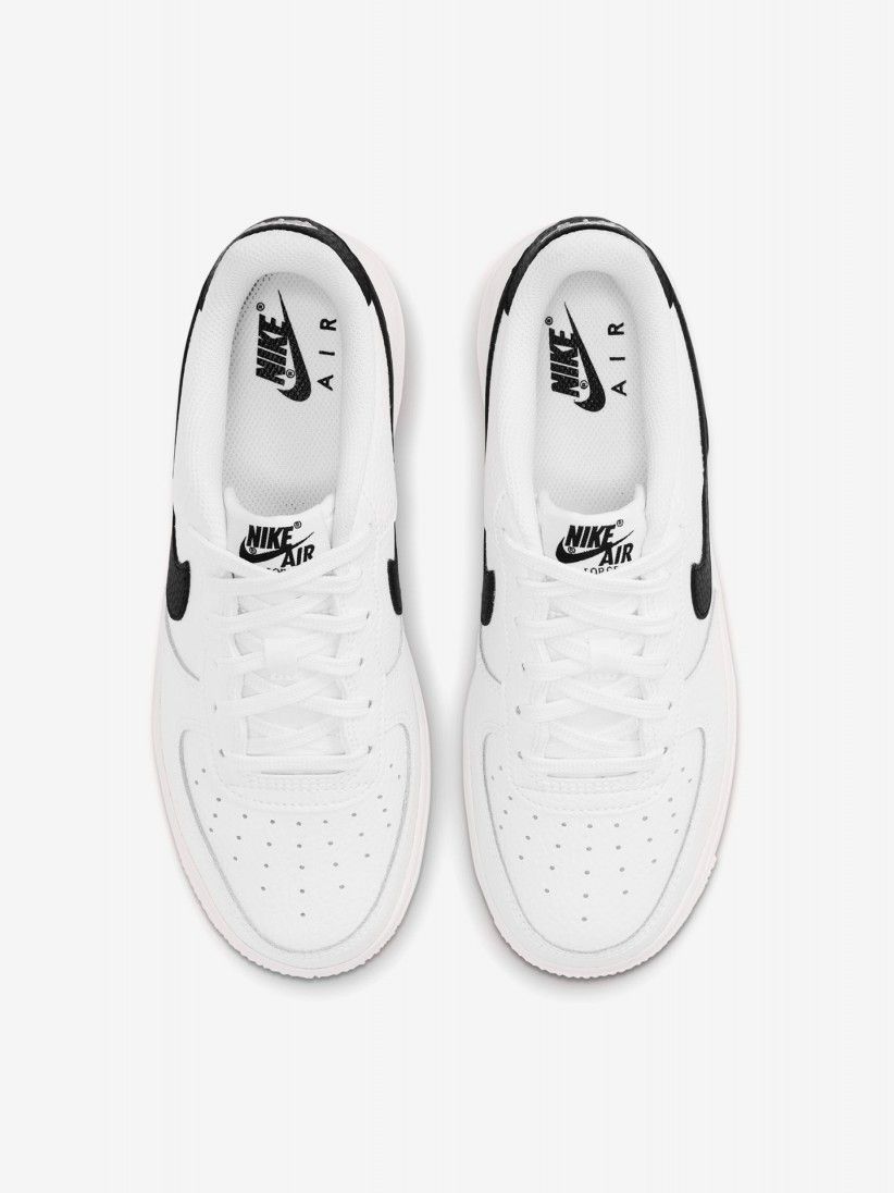 Sapatilhas Nike Air Force 1 Brancas e Pretas Jnior