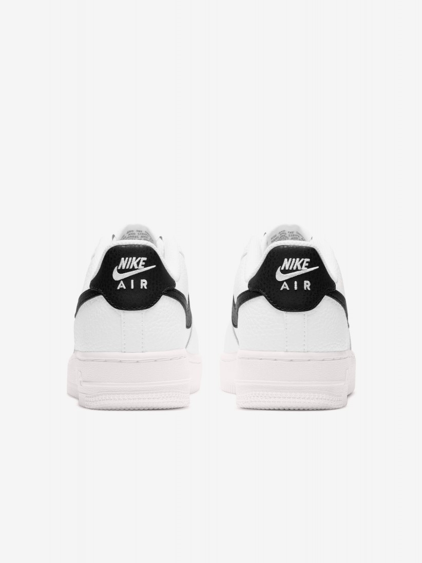 Sapatilhas Nike Air Force 1 Brancas e Pretas Jnior