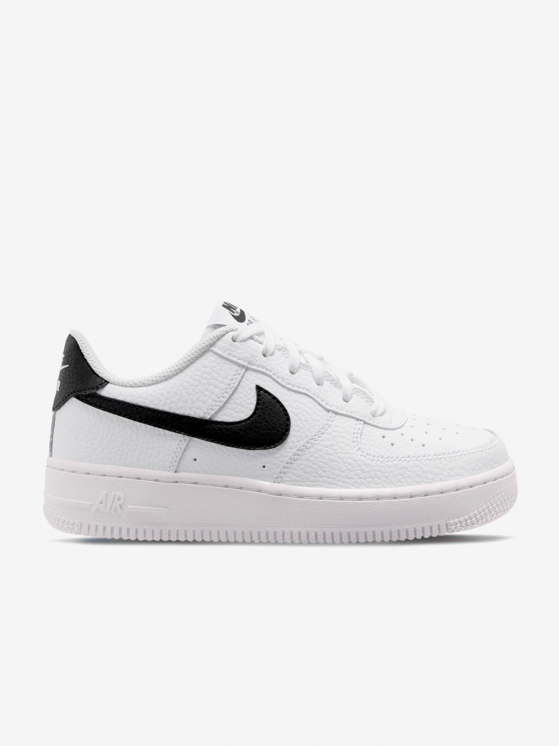 Sapatilhas Nike Air Force 1 Brancas e Pretas Júnior