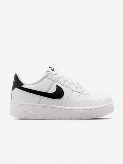Sapatilhas Nike Air Force 1 Brancas e Pretas Jnior