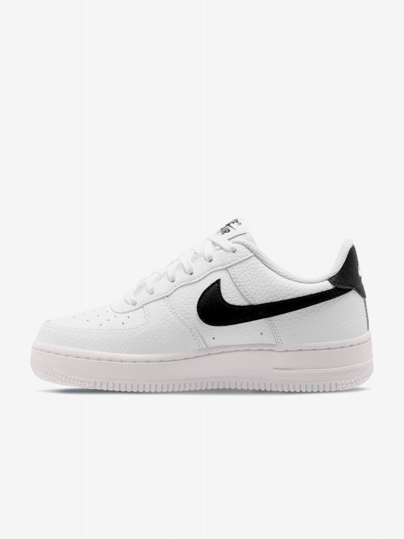 Sapatilhas Nike Air Force 1 Brancas e Pretas Jnior