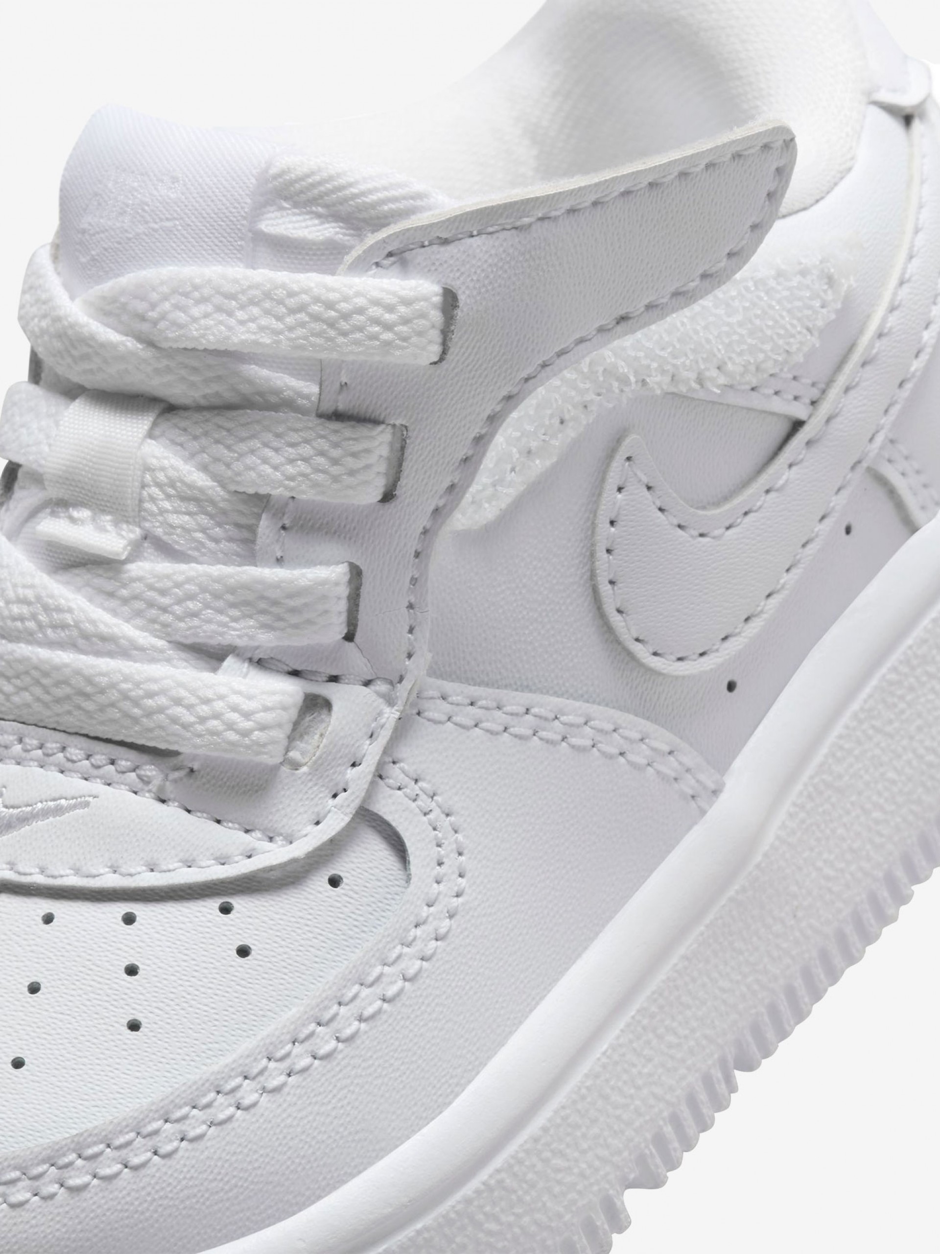 Nike Force 1 Low Easy-On White Sneakers For Baby