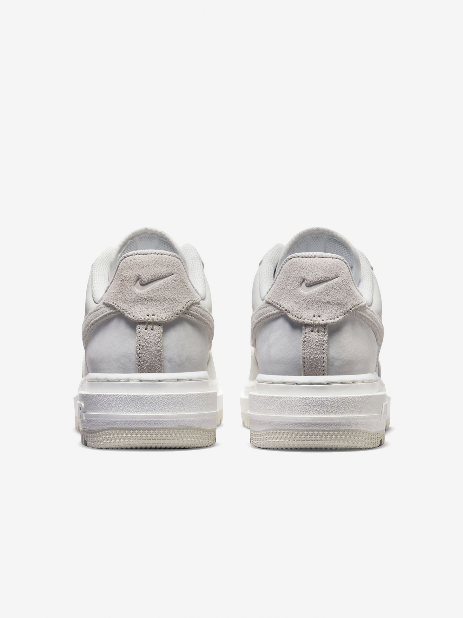 Nike Air Force 1 Luxe White and Beige Sneakers For Men