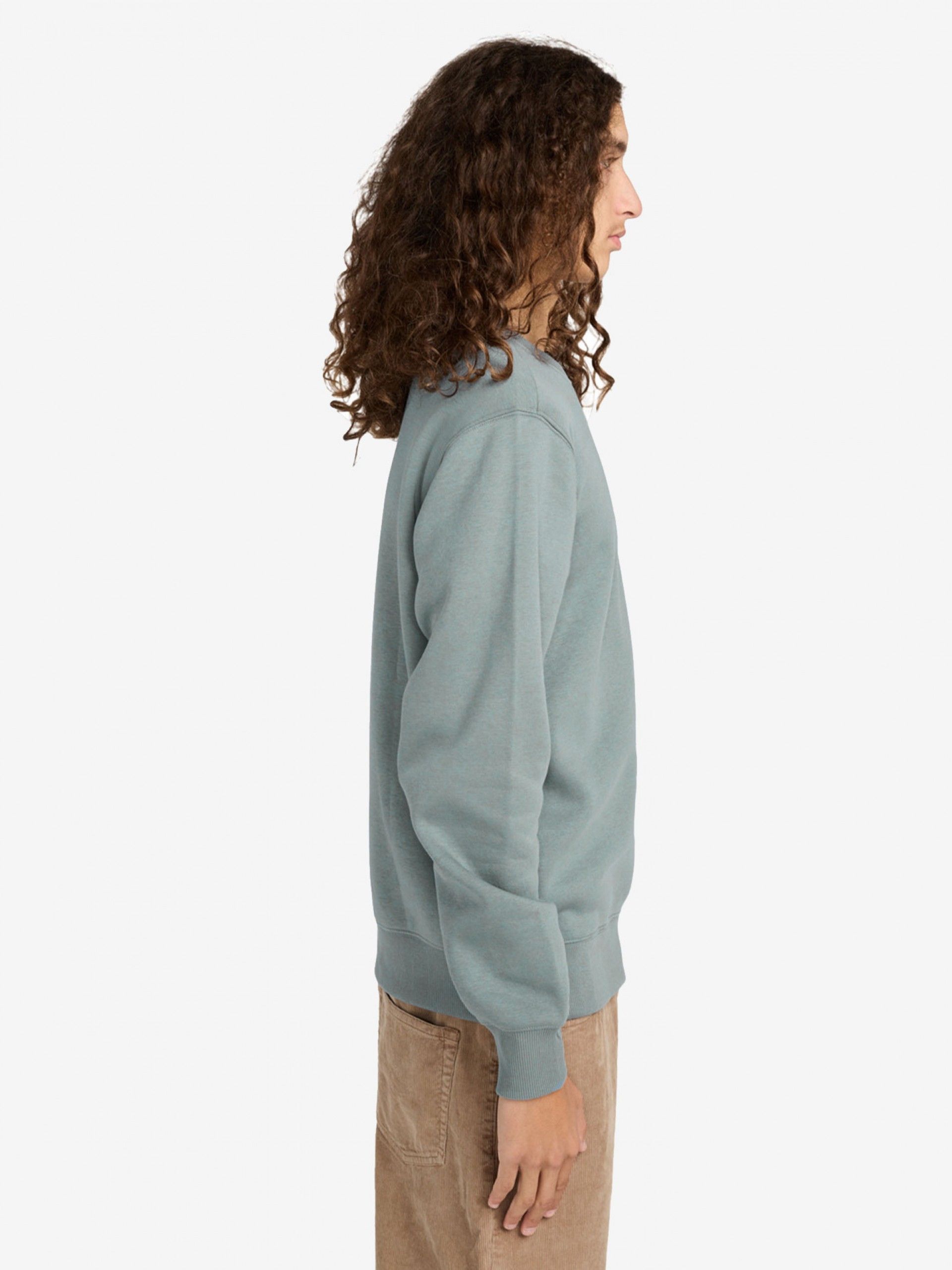 Element Icon Embroidery Blue Sweater