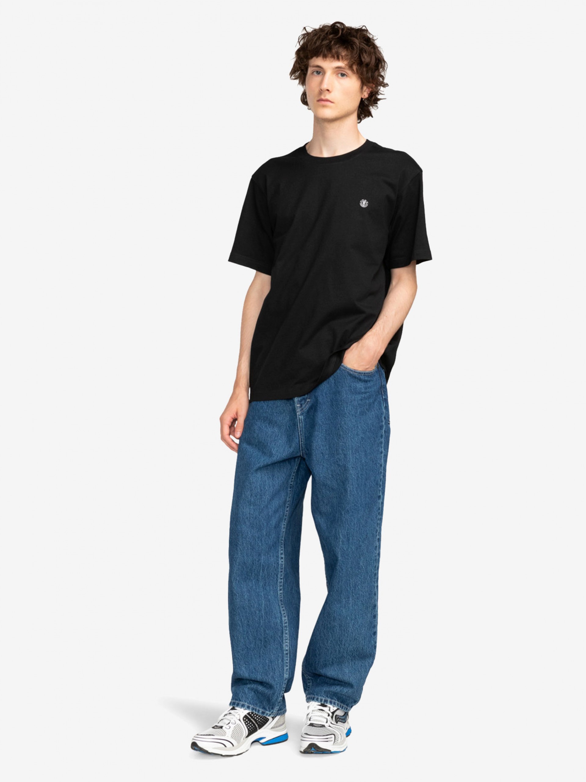 T-shirt Element Crail Preta