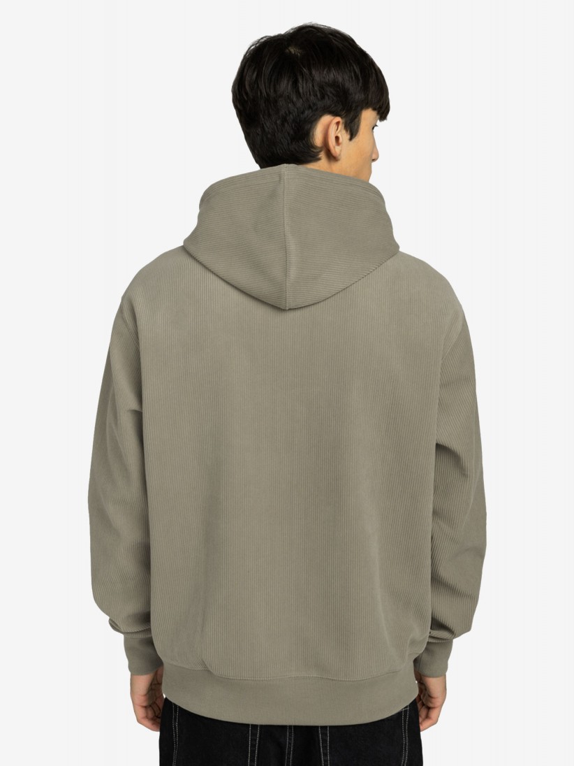 Camisola com Capuz Element Serif Bombazina Caqui