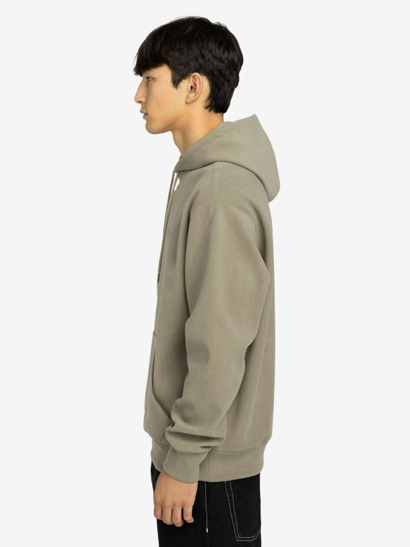 Camisola com Capuz Element Serif Bombazina Caqui