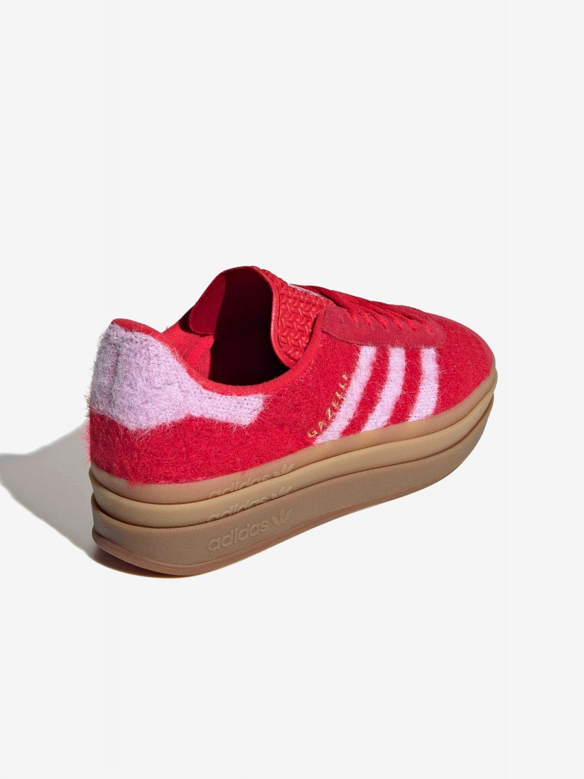 Sapatilhas Adidas Gazelle Bold Vermelhas e Rosa W