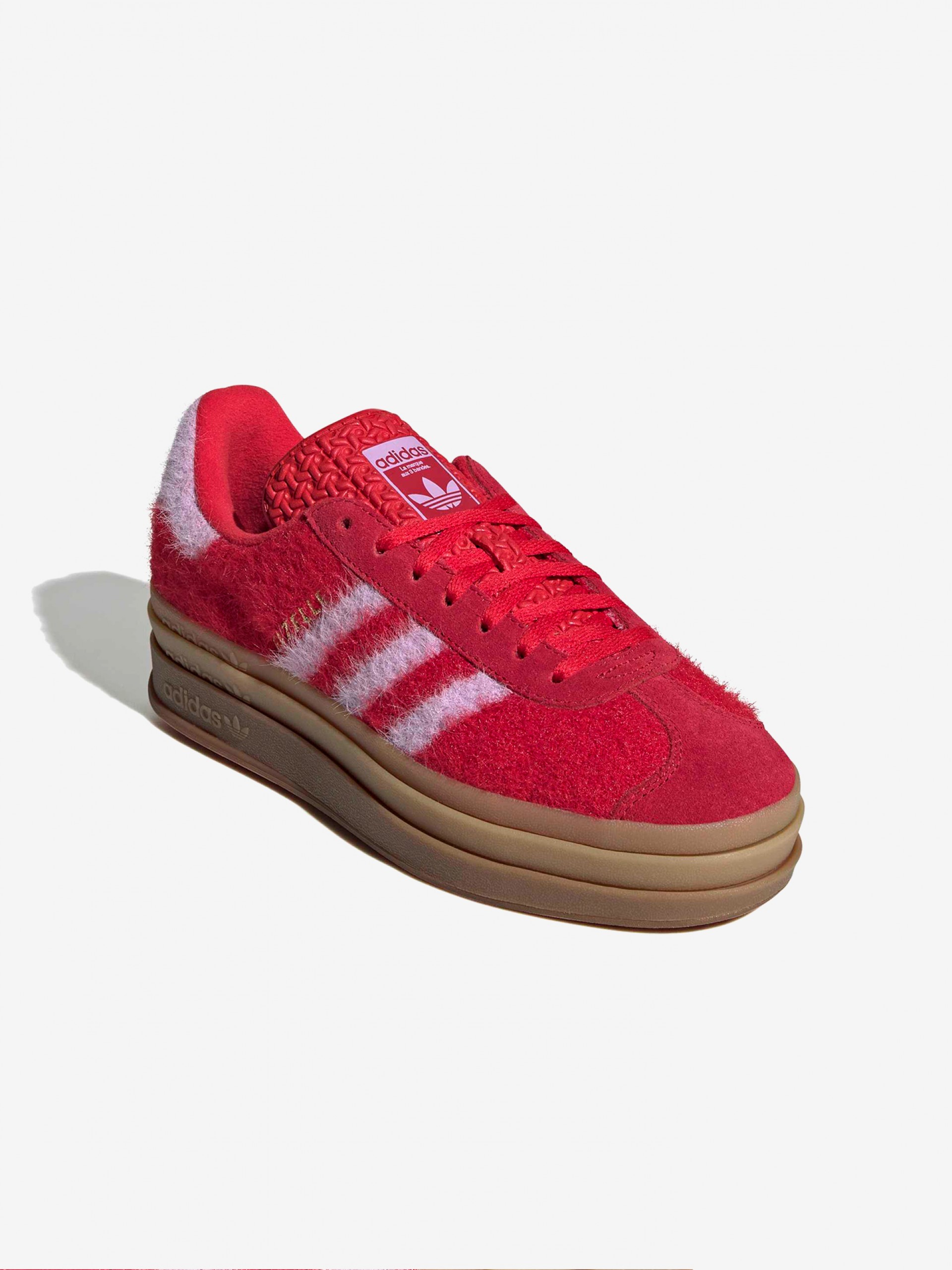 Zapatillas Adidas Gazelle Bold Rojas y Rosa W
