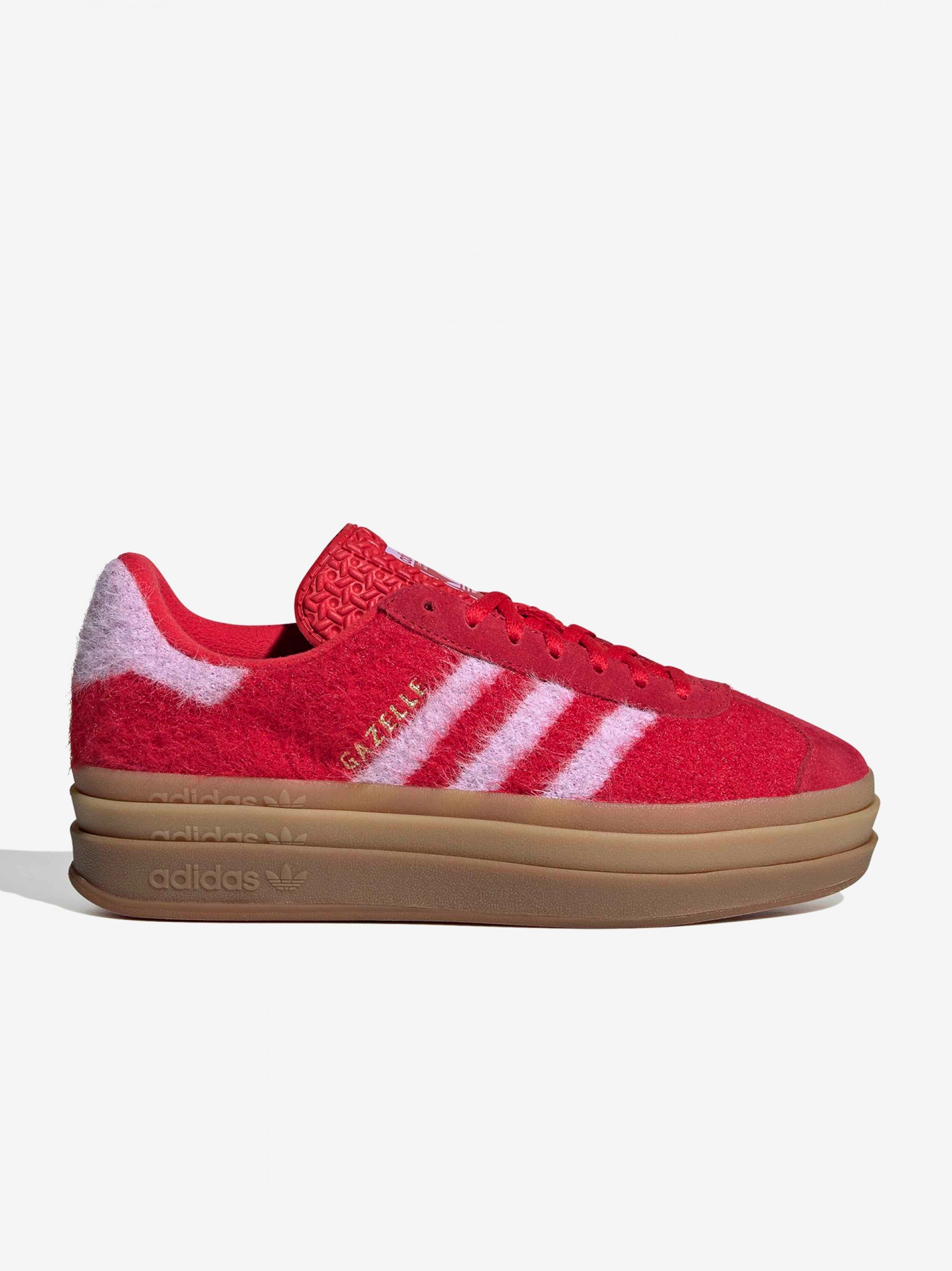 Zapatillas Adidas Gazelle Bold Rojas y Rosa W