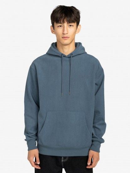 Camisola com Capuz Element Serif Bombazina Azul