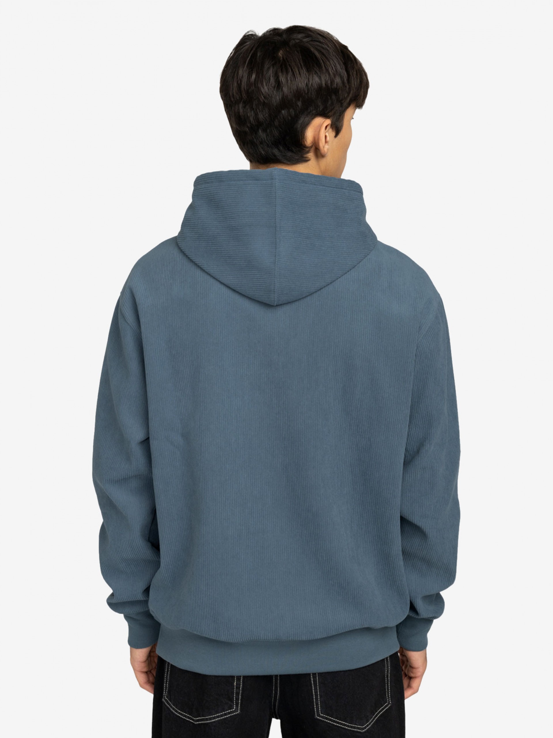 Sudadera con Capucha Element Serif Pana Azul