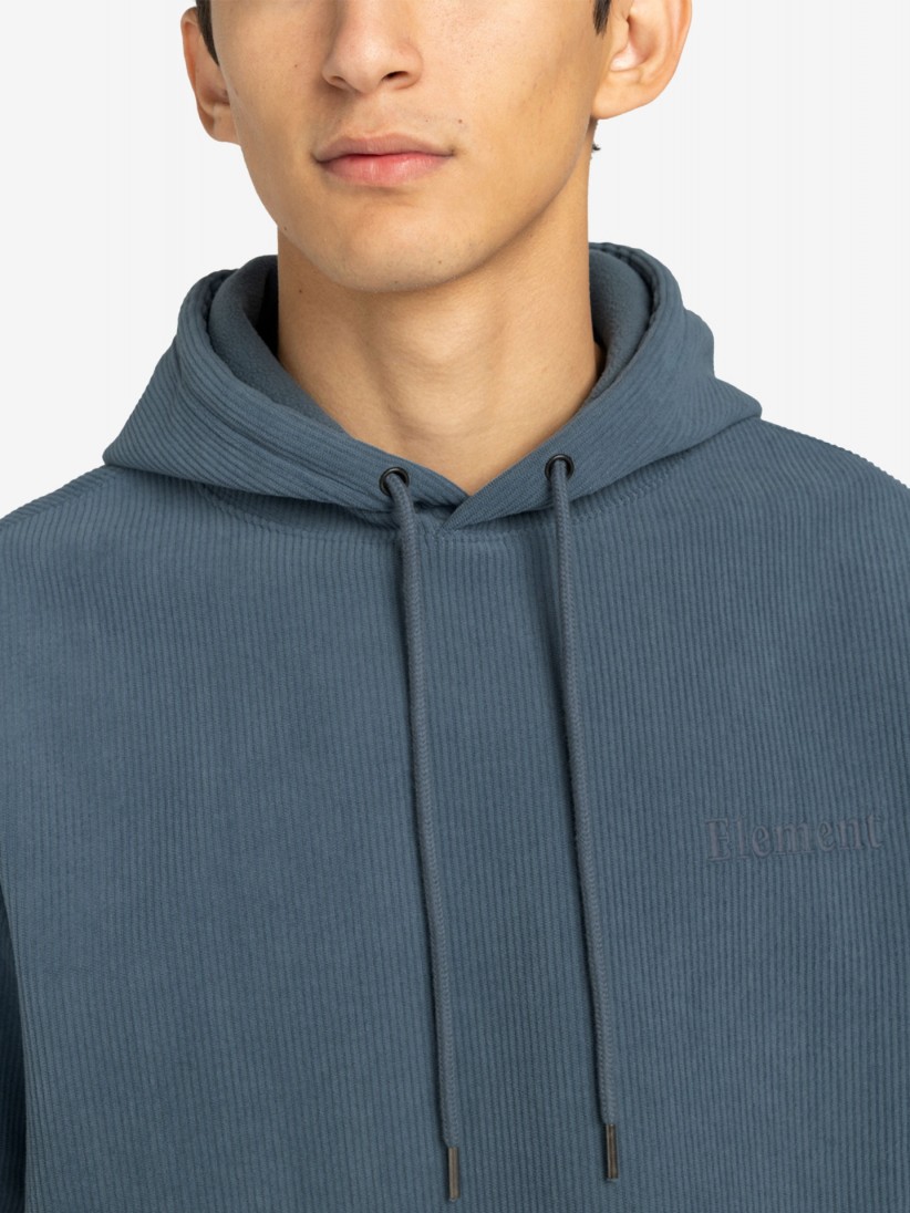 Camisola com Capuz Element Serif Bombazina Azul