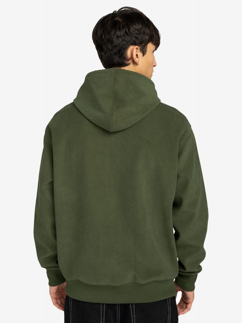 Camisola com Capuz Element Serif Bombazina Verde