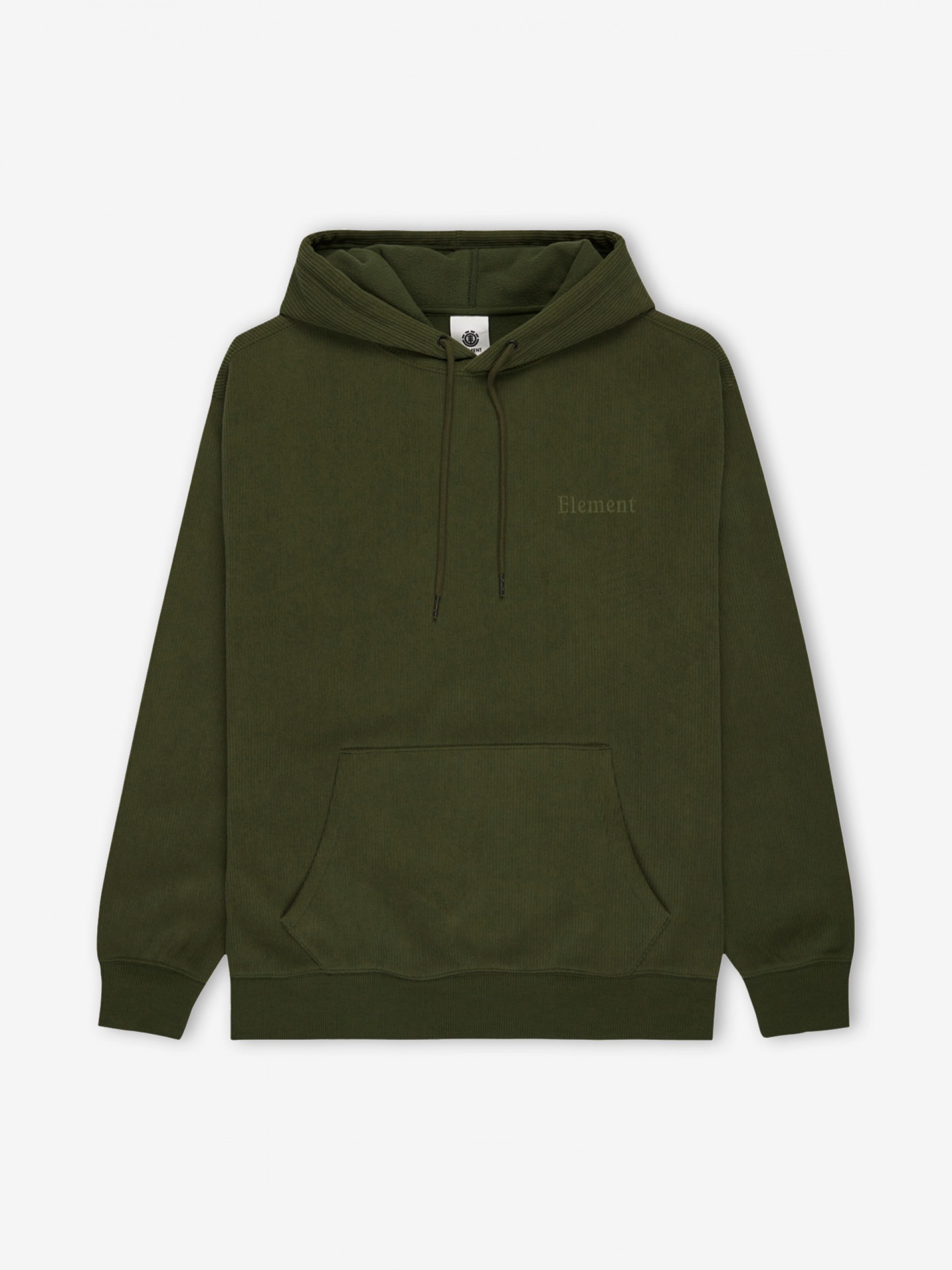 Camisola com Capuz Element Serif Bombazina Verde