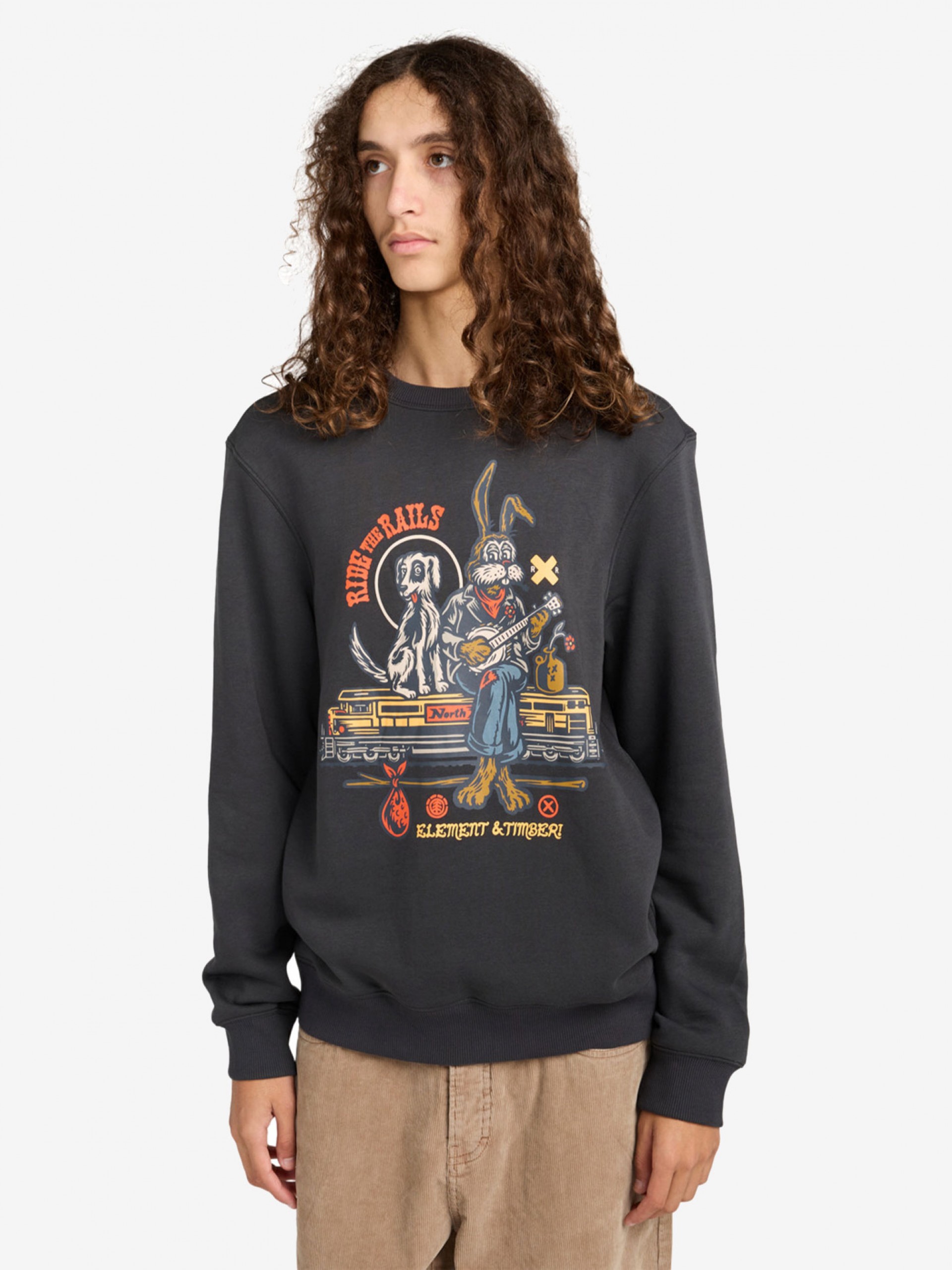 Element Timber Aboard Black Sweater