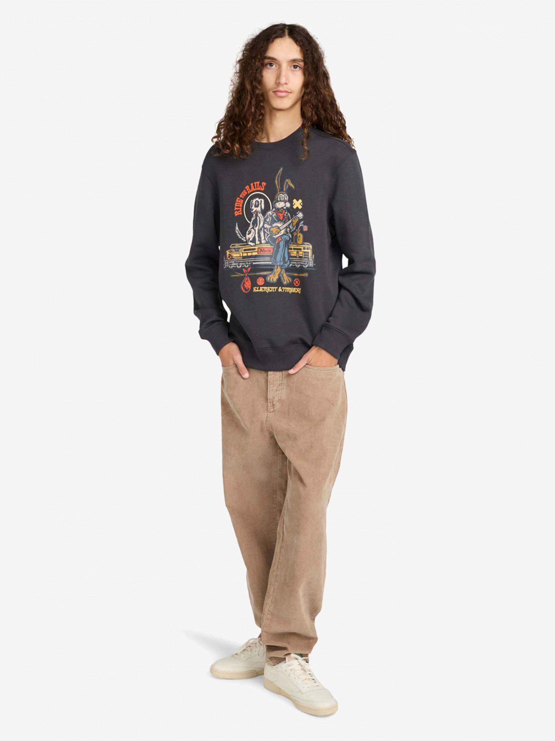 Element Timber Aboard Black Sweater