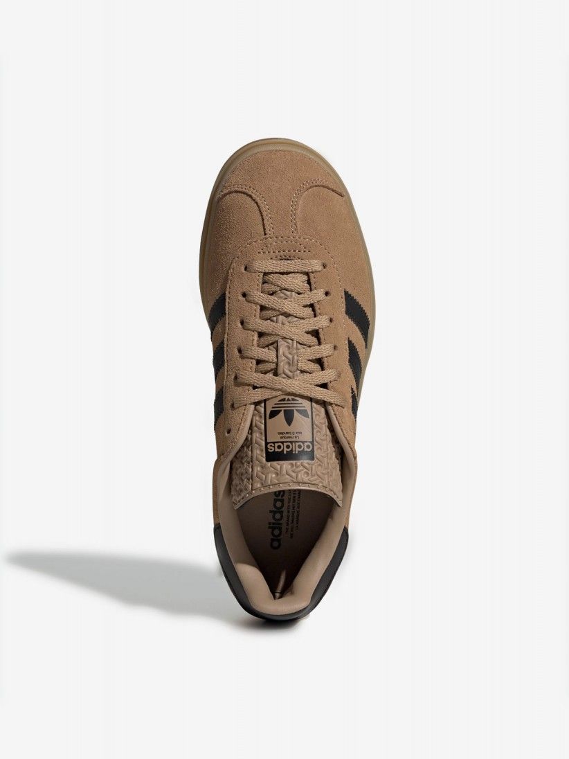 Zapatillas Adidas Gazelle Bold Camel y Negras W