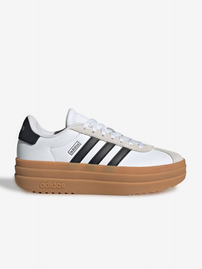 Adidas VL Court Bold White and Black J Sneakers