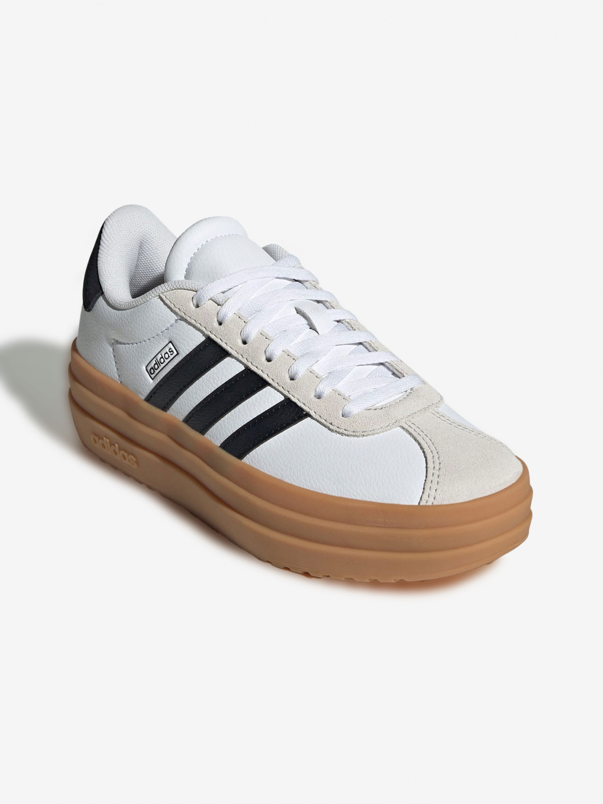 Adidas VL Court Bold White and Black J Sneakers