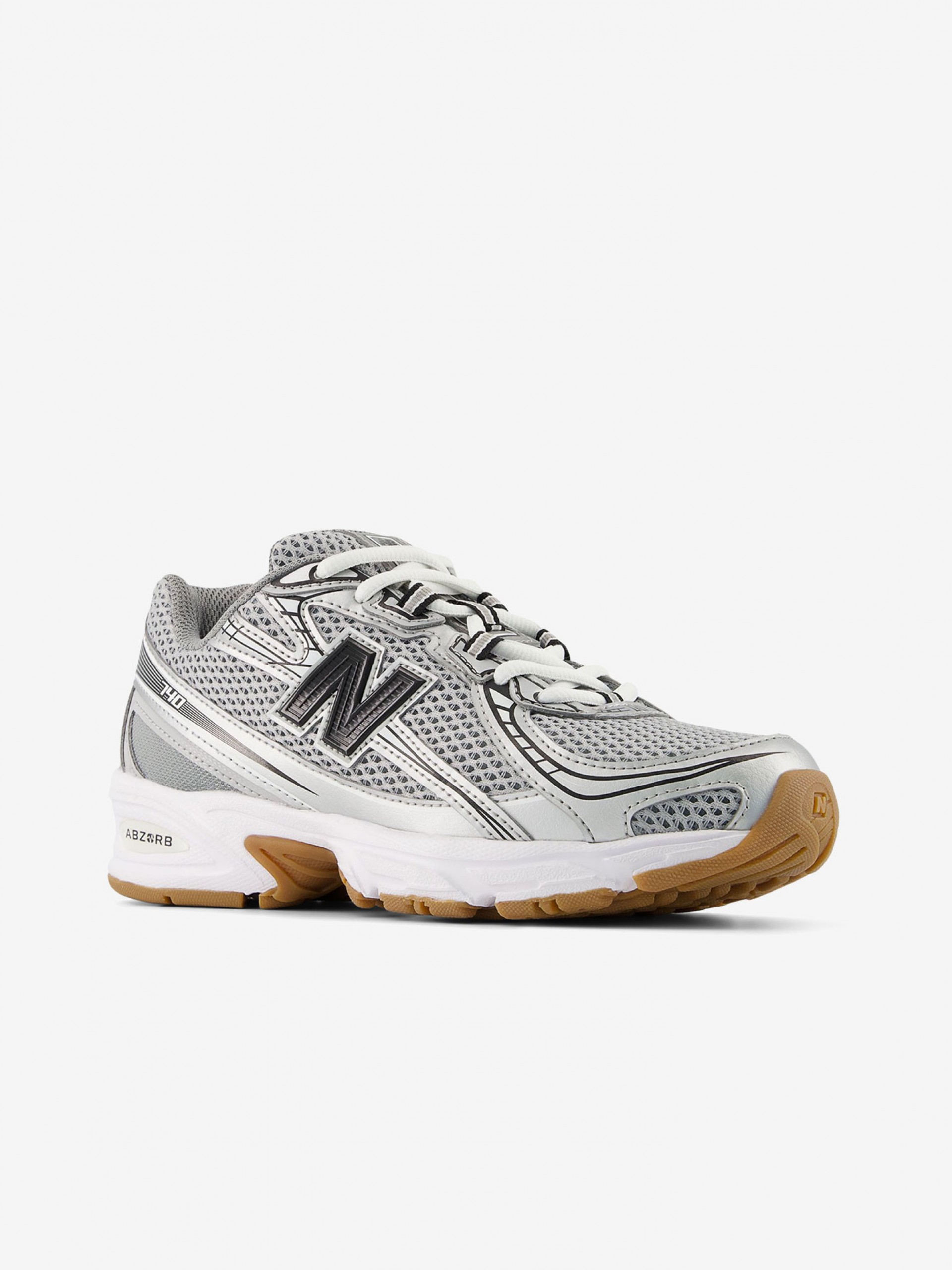 New Balance GR740 Grey and Black J Sneakers