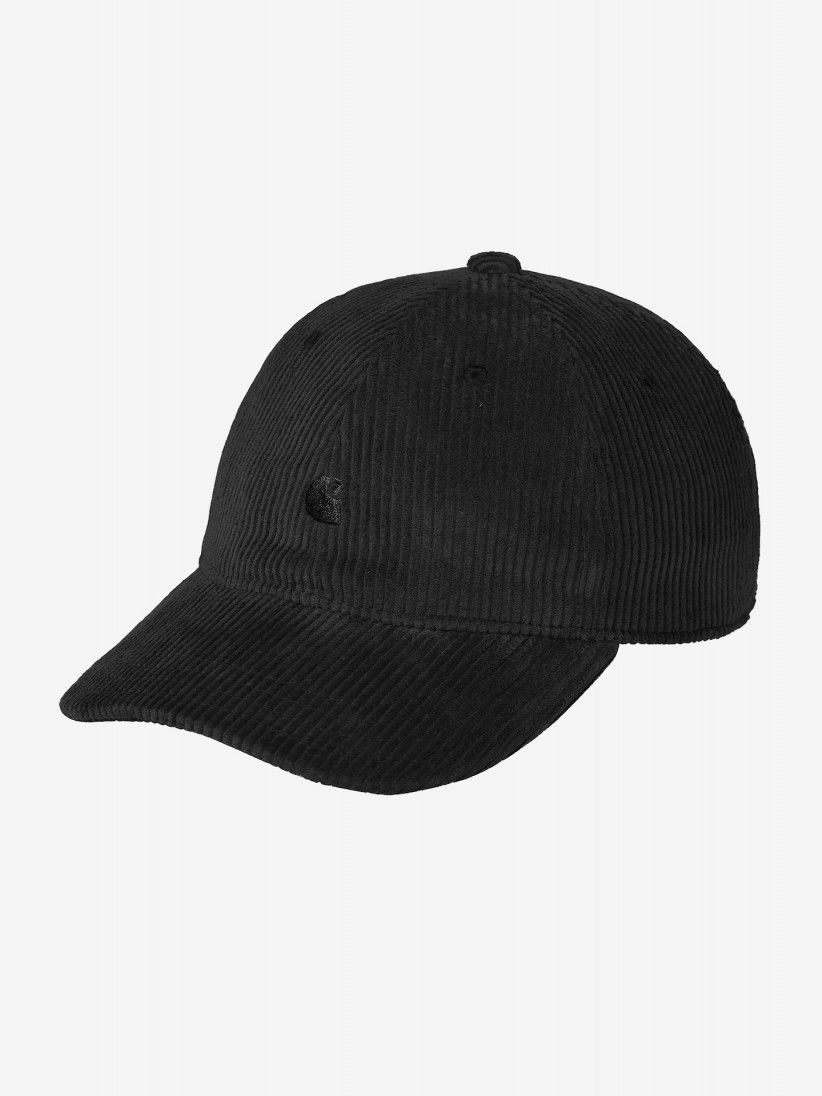 Boné Carhartt WIP Harlem Bombazina Preto Boné Carhartt WIP Harlem Bombazina Preto