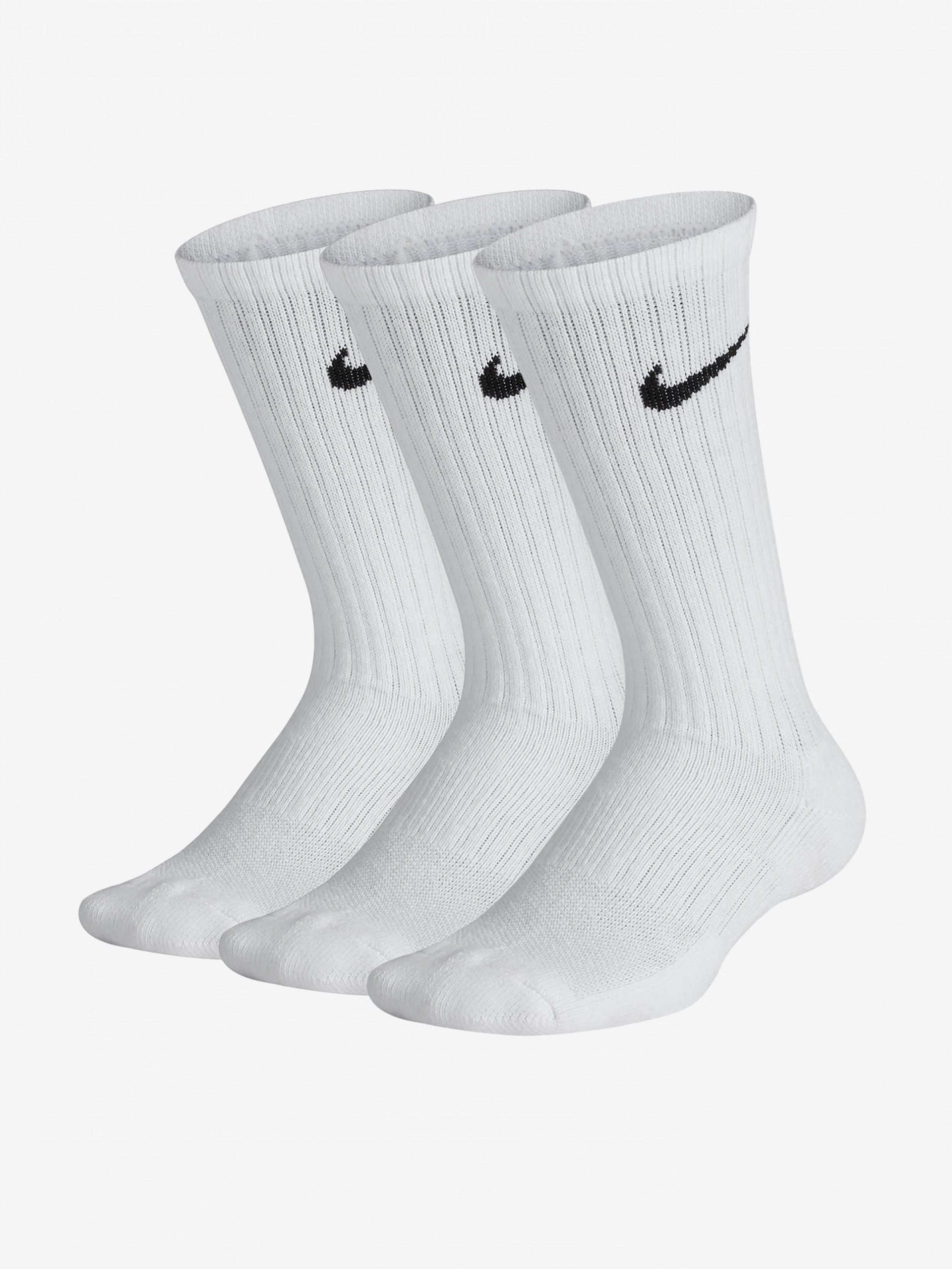 Nike Everyday Cushioned Crew White Socks (3 Pairs)