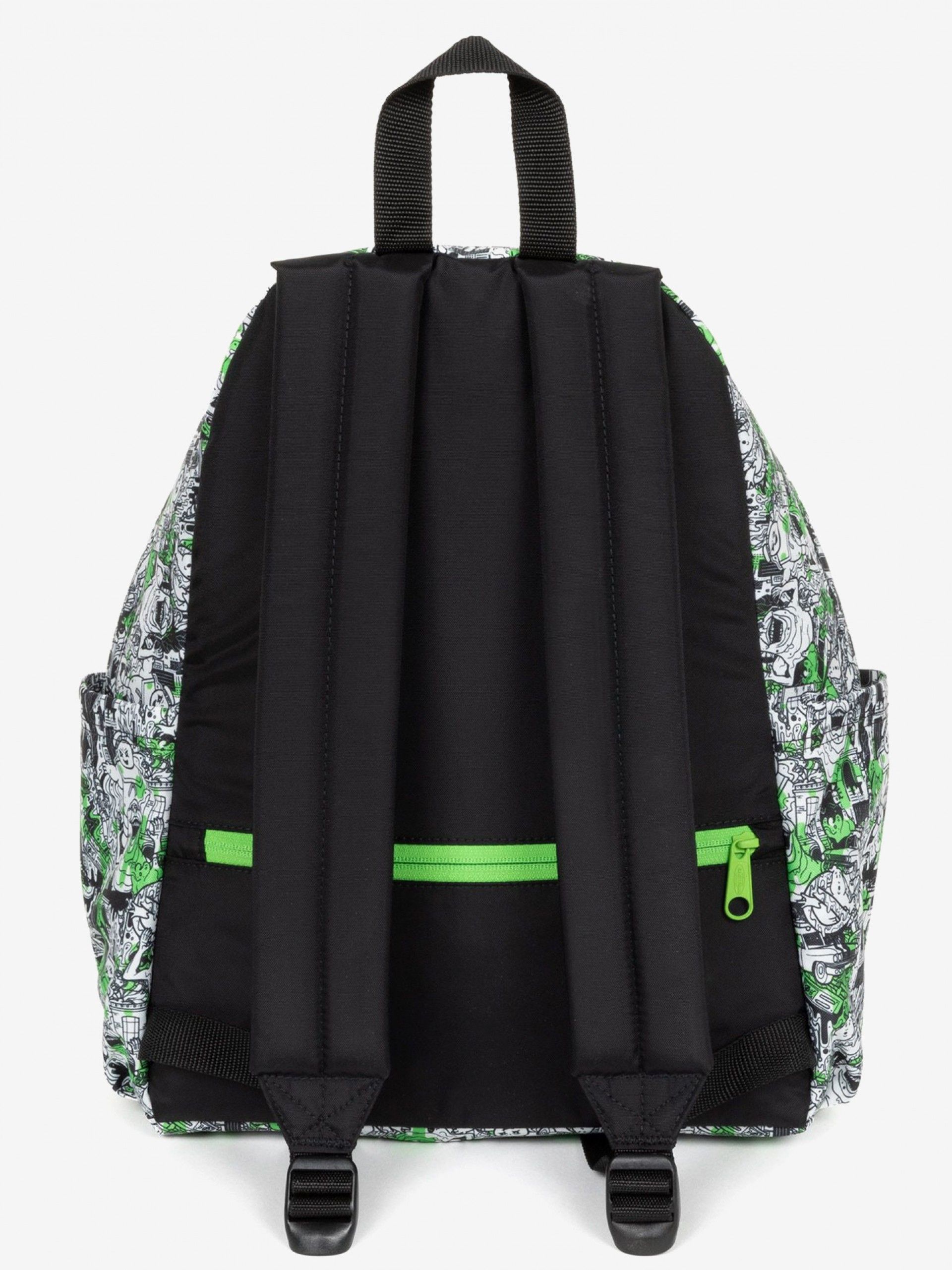 Mochila Escolar Eastpak Day Pak'R Ghostbusters Doodle Verde y Blanca