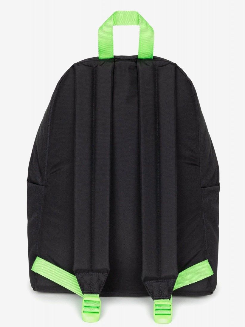 Mochila Escolar Eastpak Padded Pak'R Ghostbusters Patches Negra y Verde