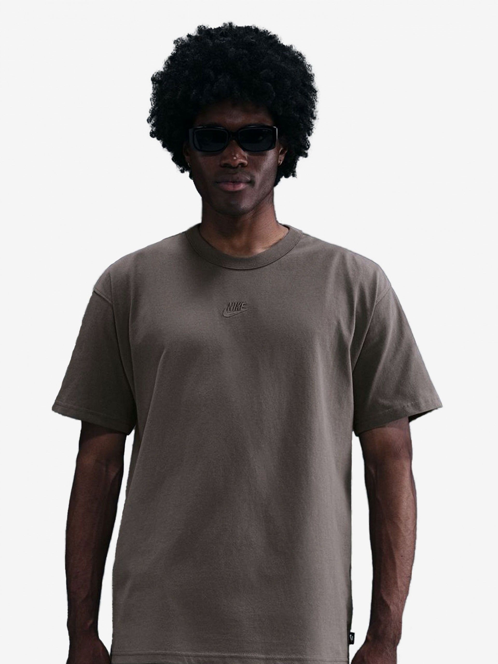 Camiseta Nike Sportswear Premium Essentials Gris Para Hombre