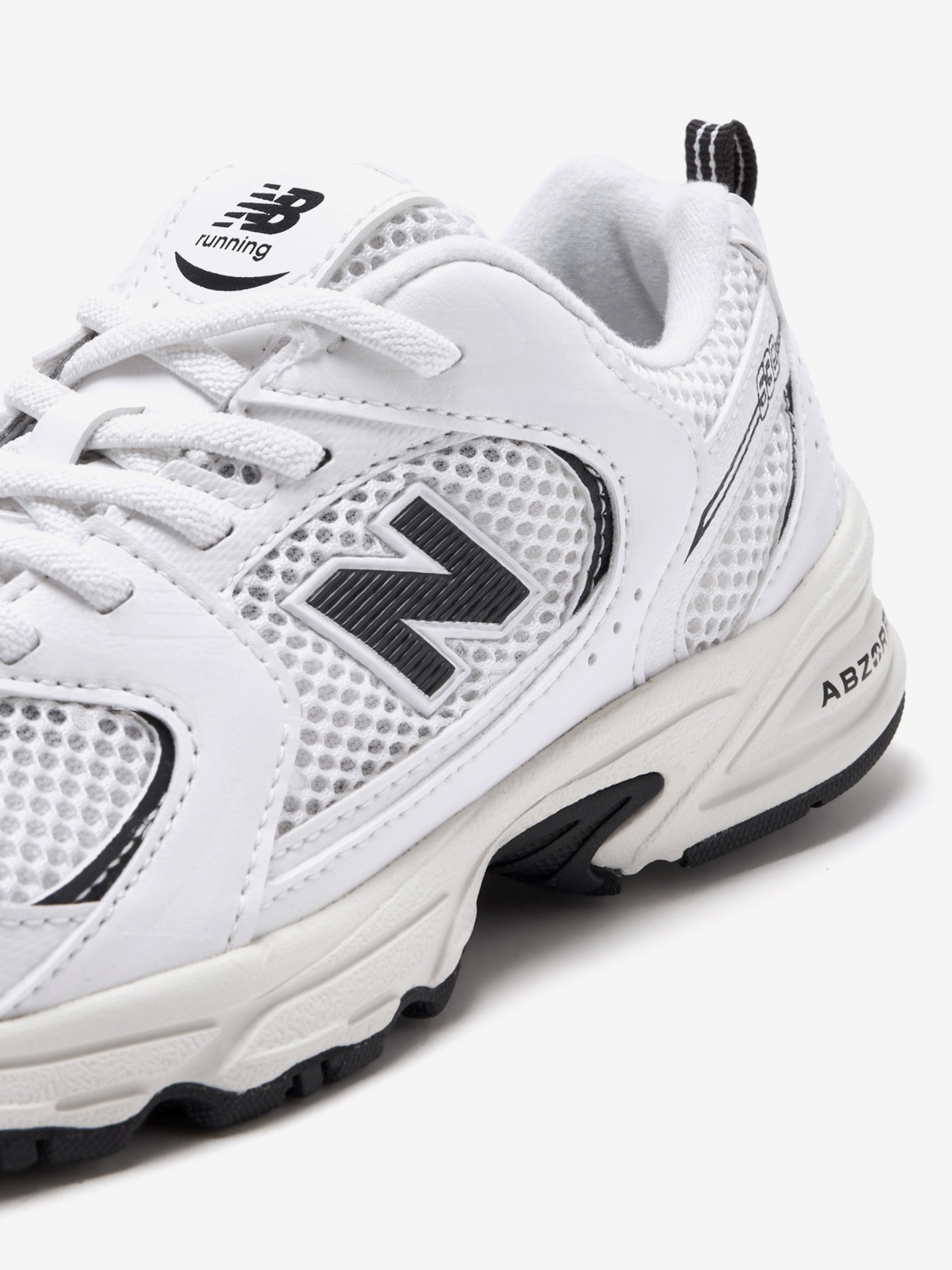 New Balance PZ530 V1 White and Black Sneakers